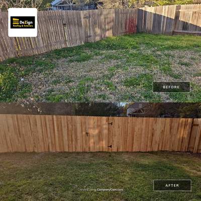 Fence Installation using Cedar Pickets