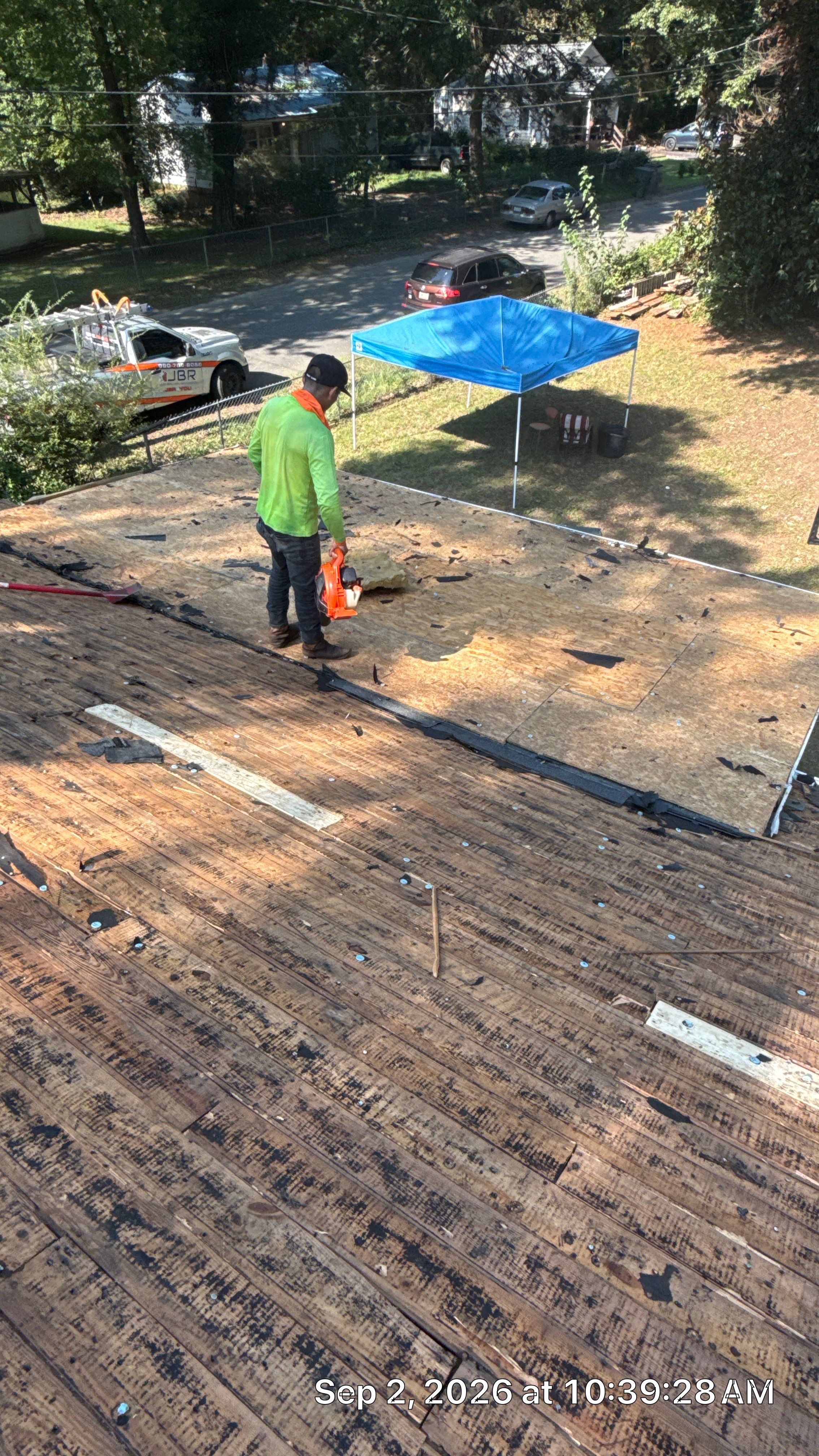 Roof replacement, gutter and interior repair by hail damage by Just Brilliant Restoration JBR