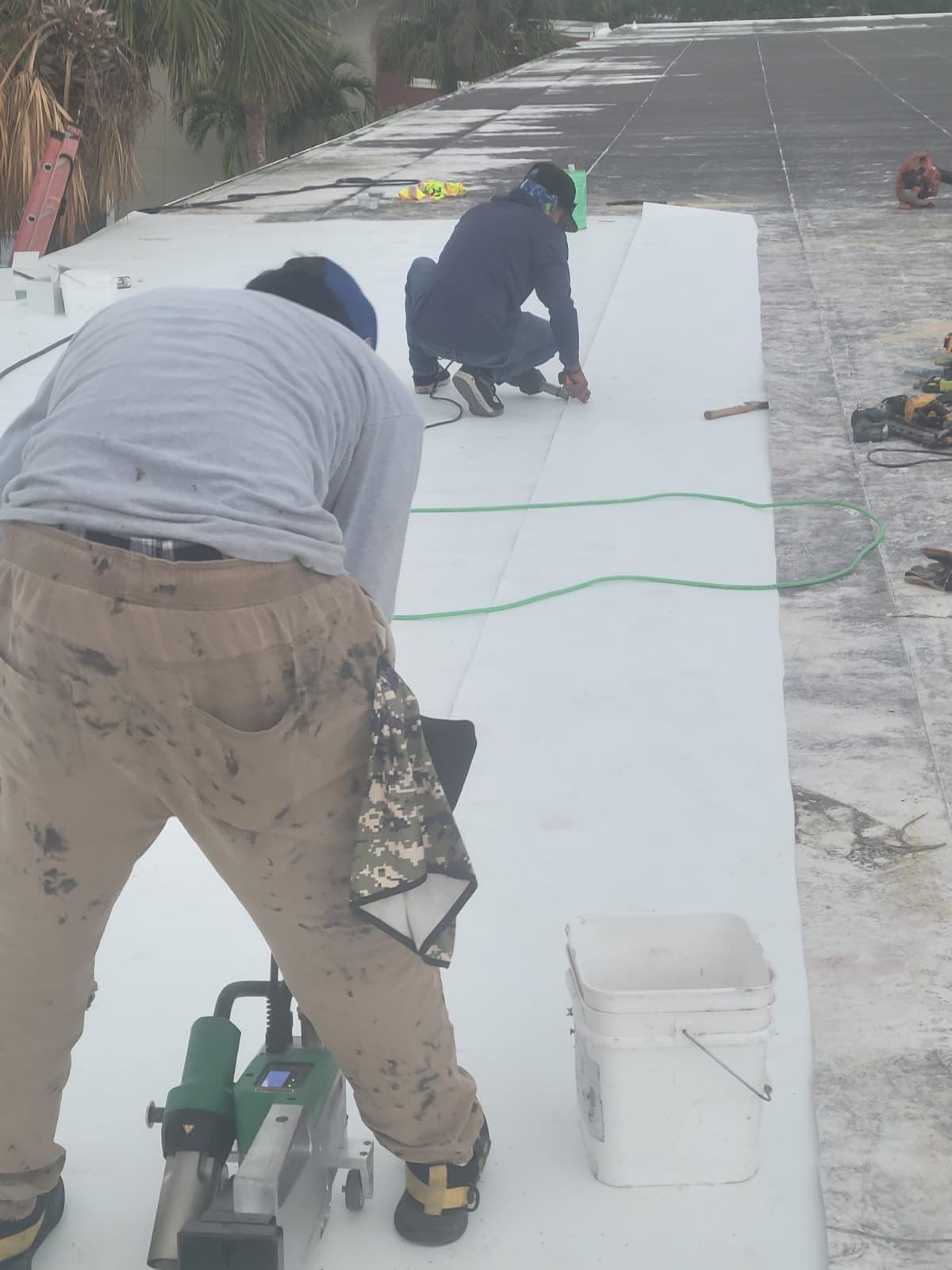 Emergency Repair on School from Storm Damage by Four Peaks Roofing