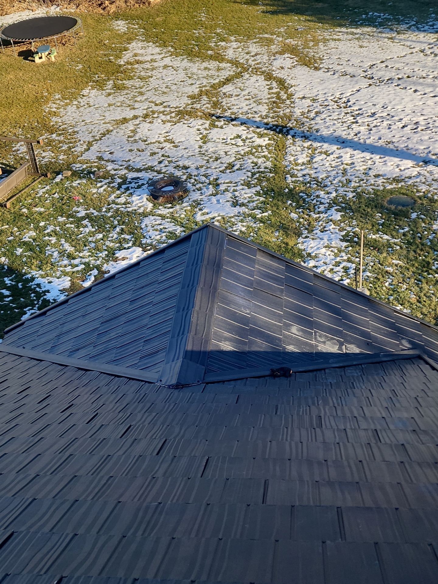 Metal Shake Shingle Roof and Gutter Installation in Angola, Indiana by 4Ever Metal Roofing