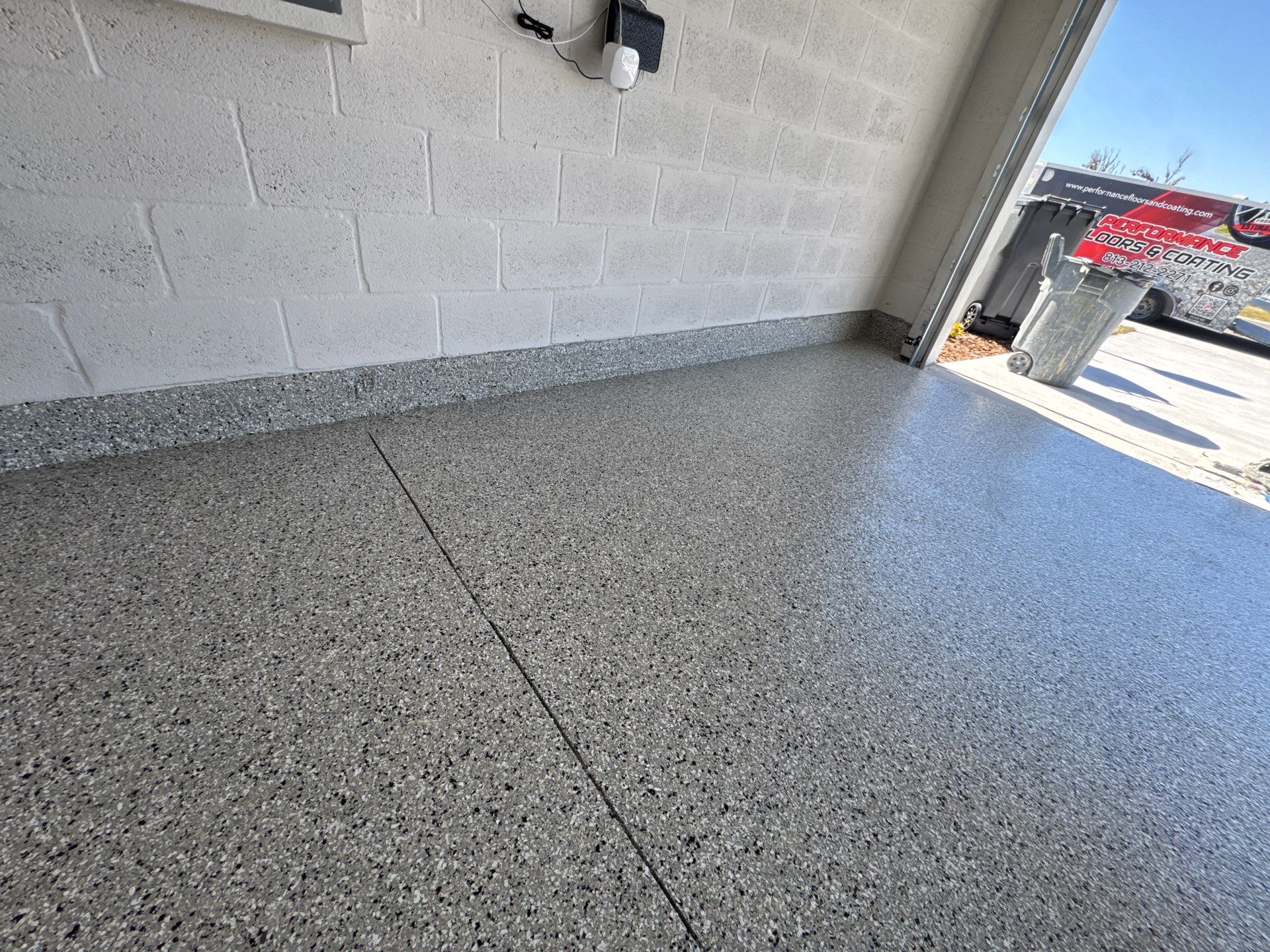 Shoreline Garage Floor Transformation by Performance Floors & Coating