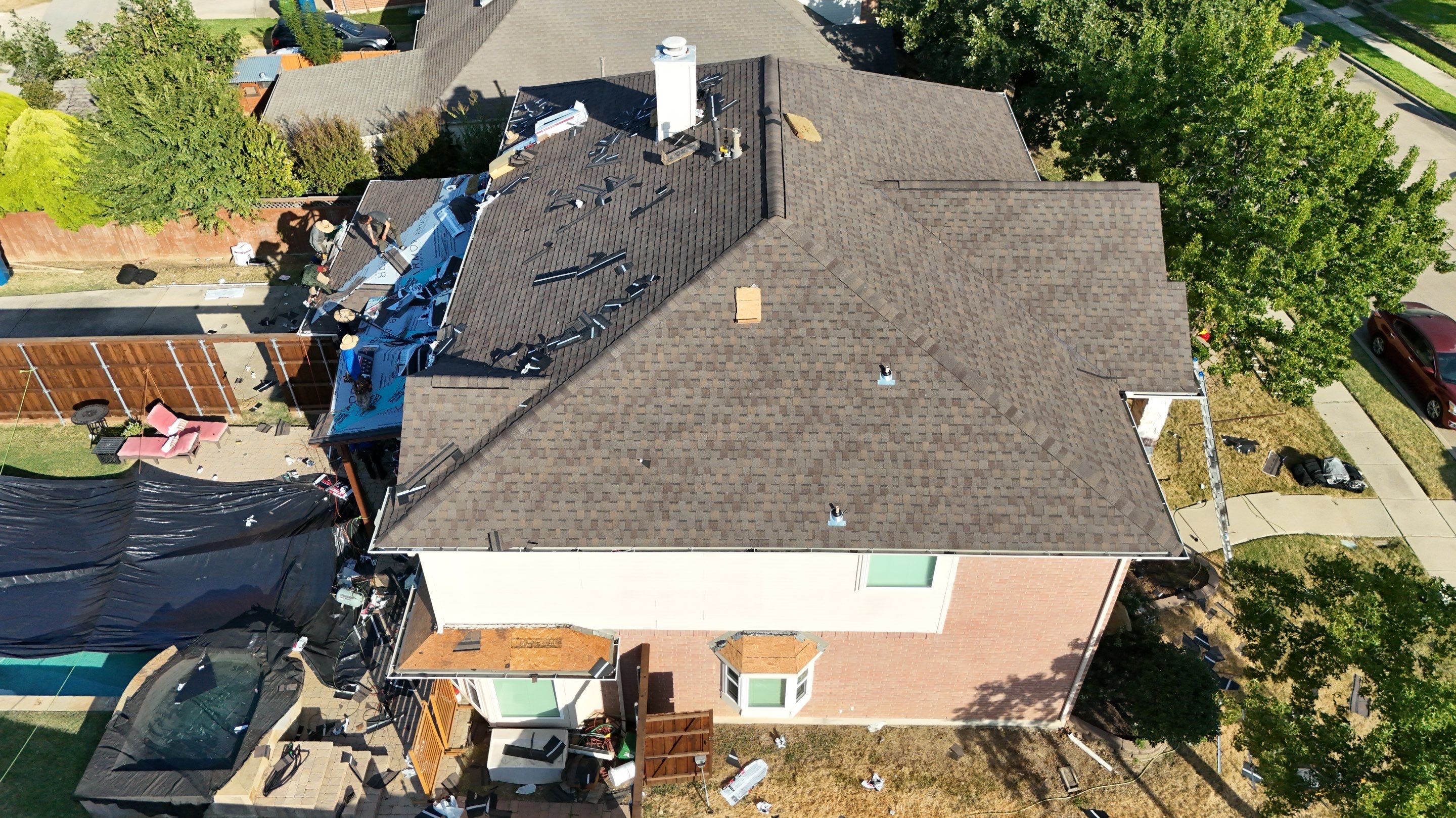 Lewisville Full Roof Replacement Featuring Complete Plywood Re-Decking by Armor Roofing | Exteriors