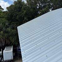 24ga 5V Crimp Mill Finish by Total Roofing System The Metal Roof Experts