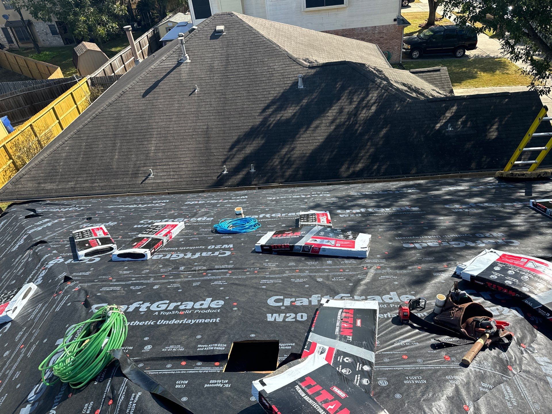 Residential Roofing Repair using Owen's Corning Duration (Lifetime) Shingles by Roof Repair Company