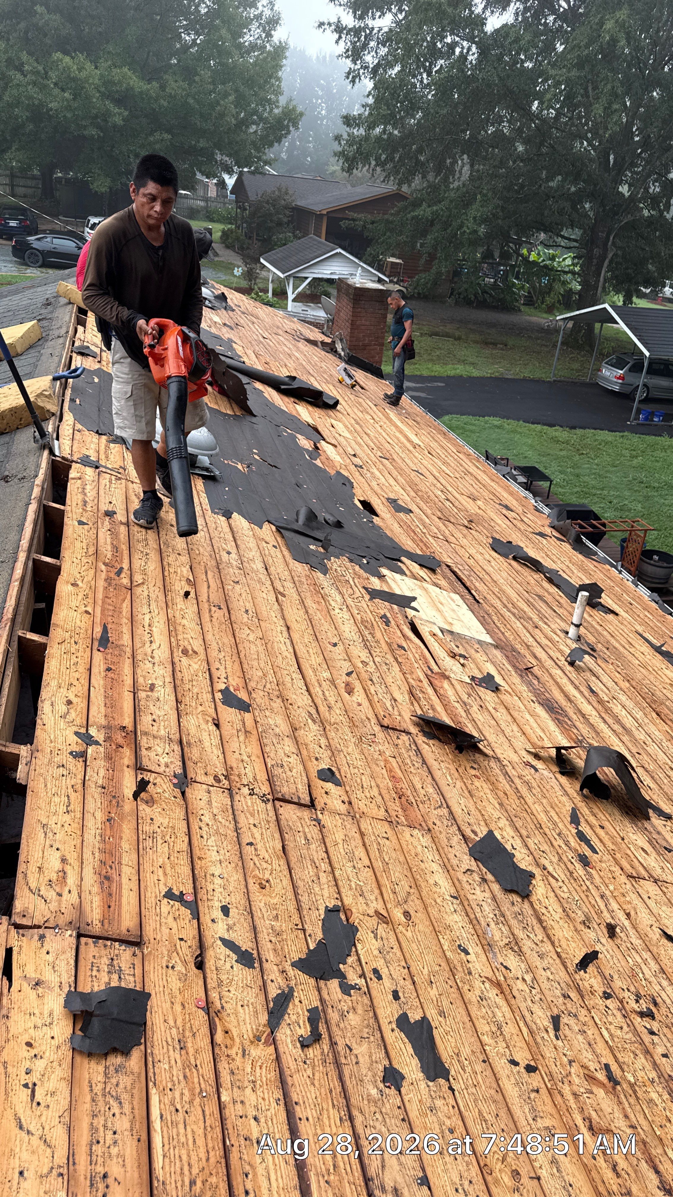 Roof replacement, interior and gutter repair by hail and wind damage by Just Brilliant Restoration JBR