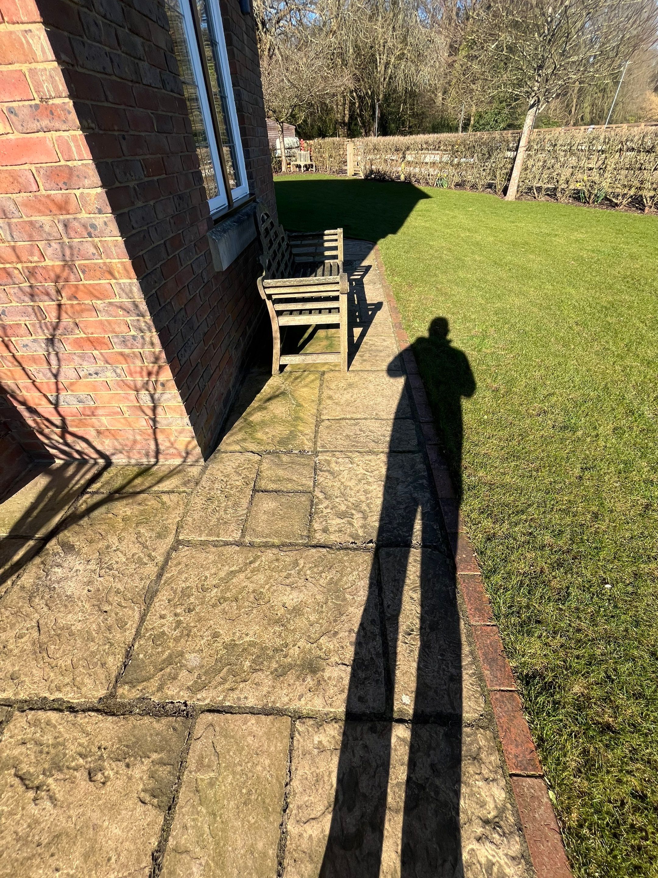 Roof Clean - Patio Clean using 18inch Whirlaway FSC by Ges Exterior Cleaning ltd