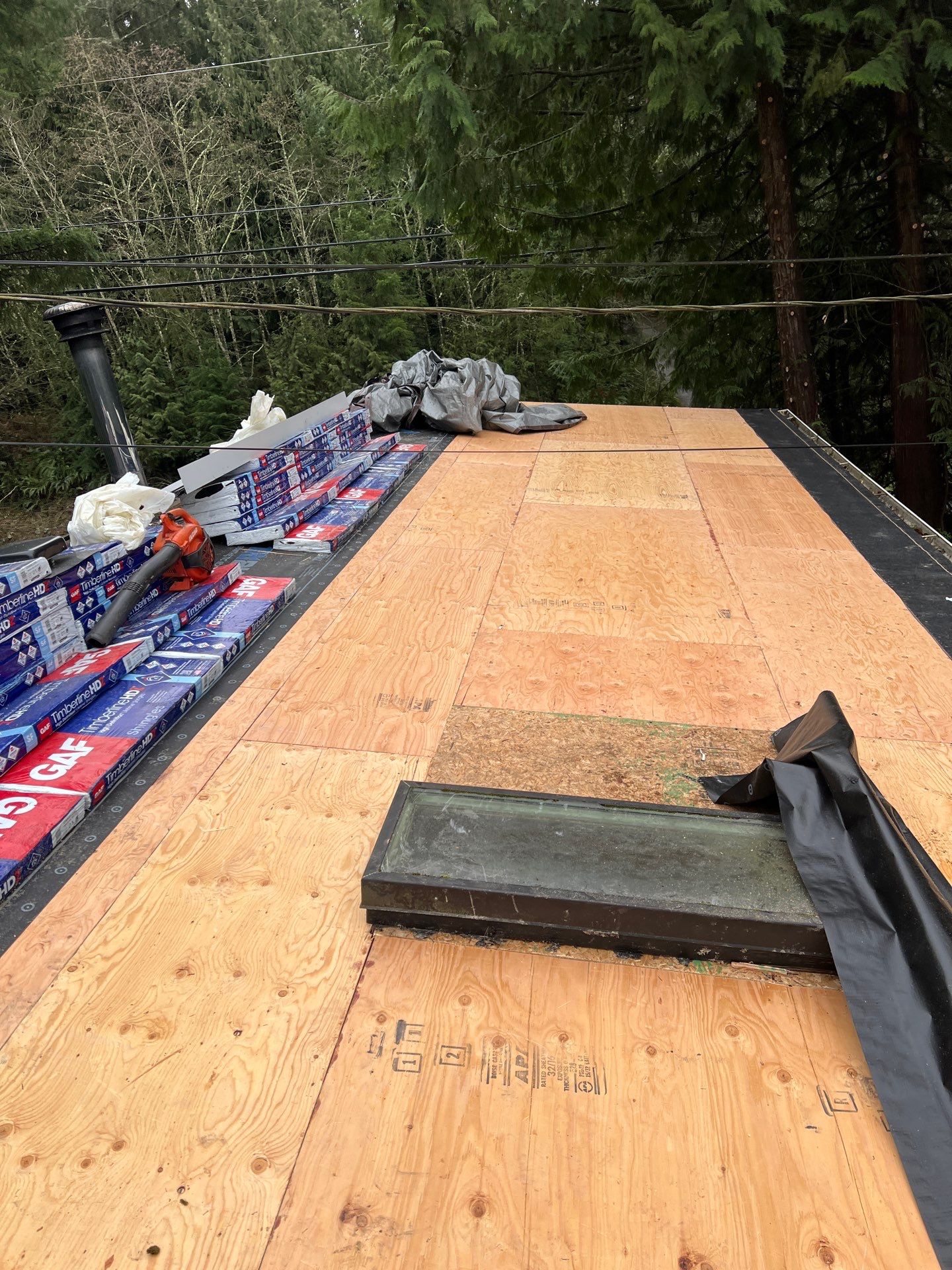 Residential Roofing Installation using GAF HDZ Shingles by Roofing Formula LLC
