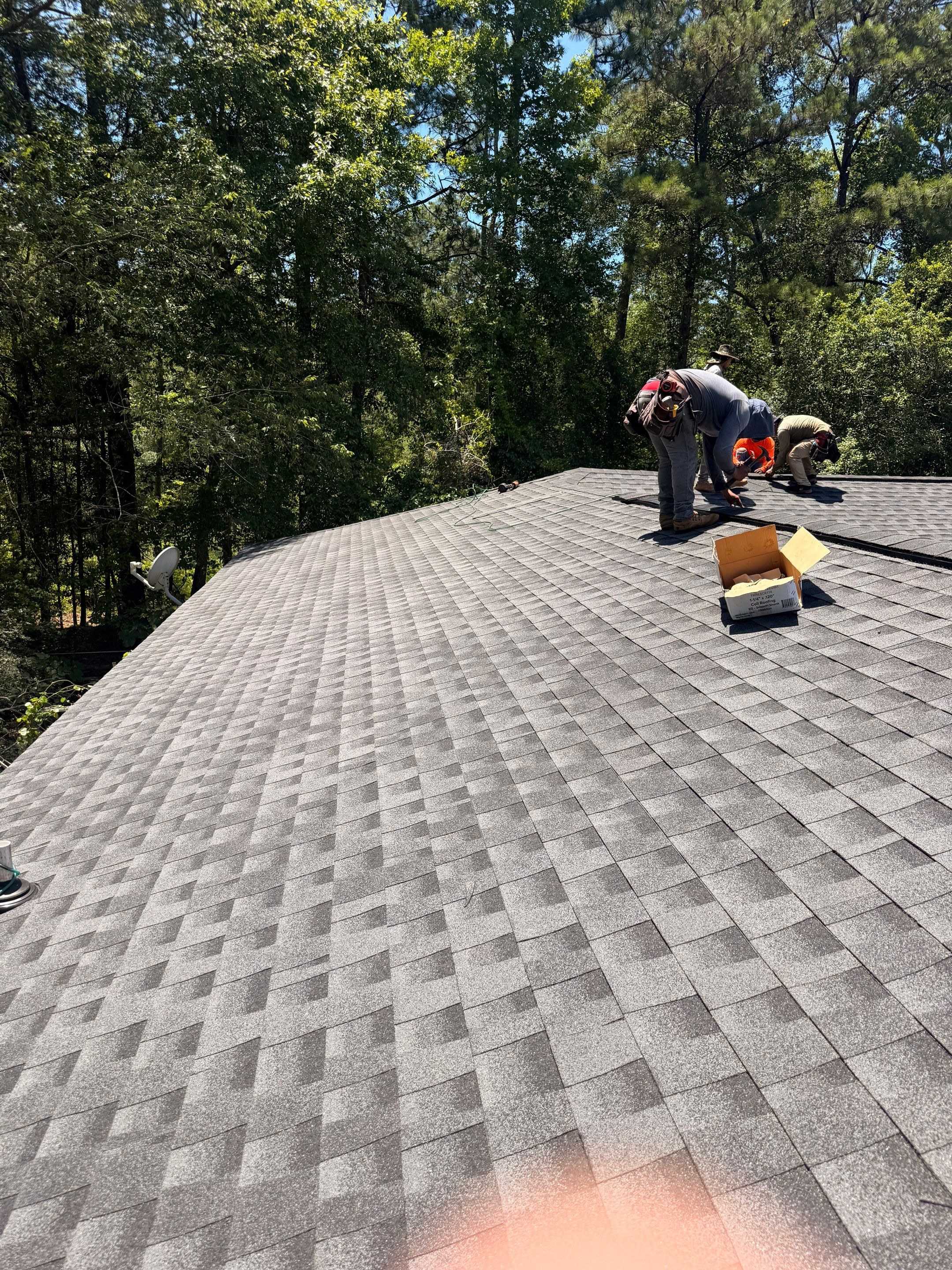 Full Architectural Shingle Roof Replacement Following Storm Damage in Wiggins by Frontline Roofing