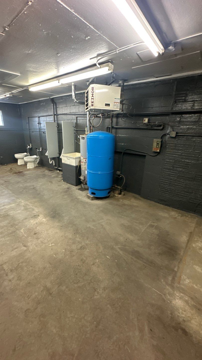 Industrial Grey Grit Project in Mars by Floors in a Day, Inc