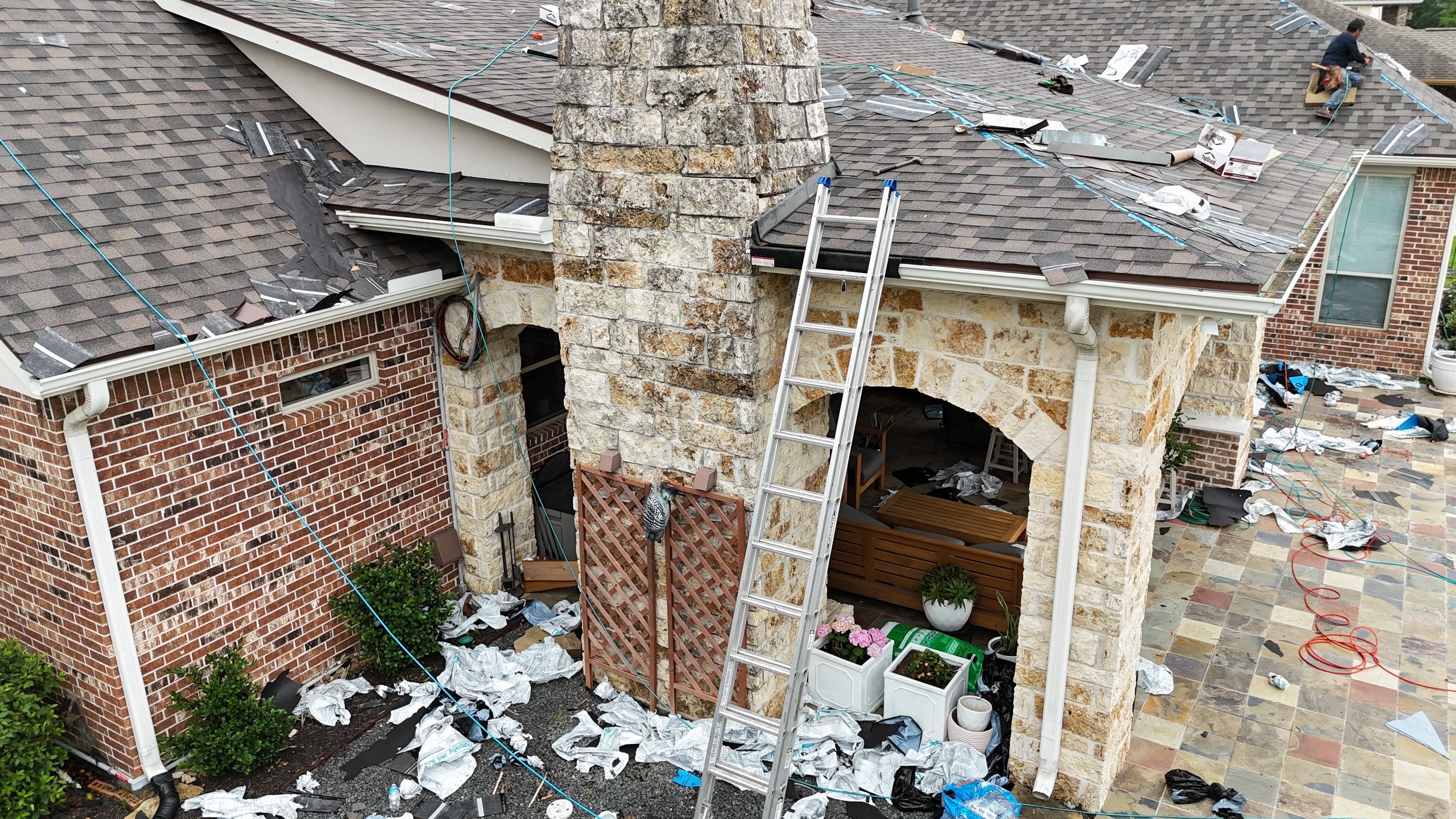 Residential Roofing Installation using IKO Dynasty by Core Four Roofing