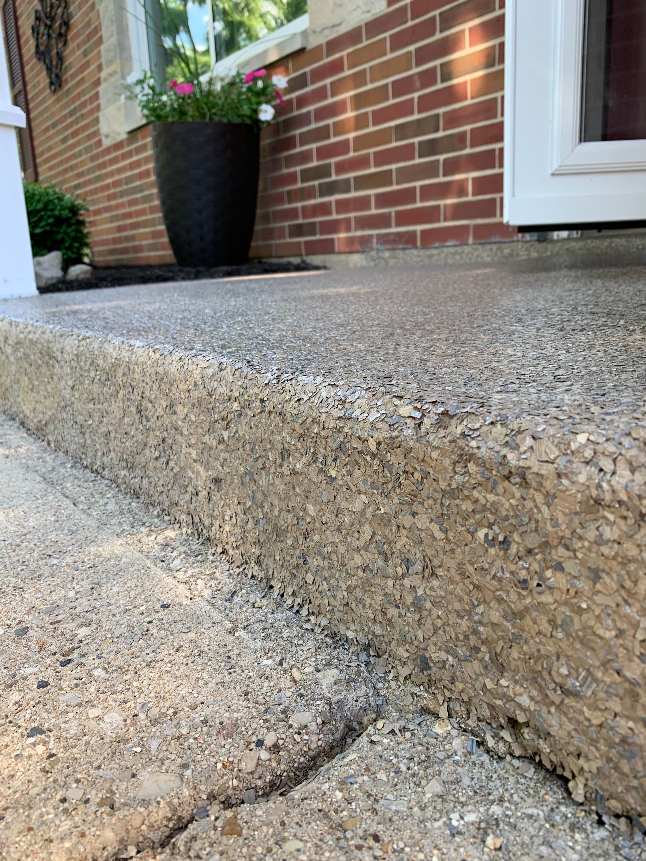 Patio Installation using Flint by Your1DayFloor.com