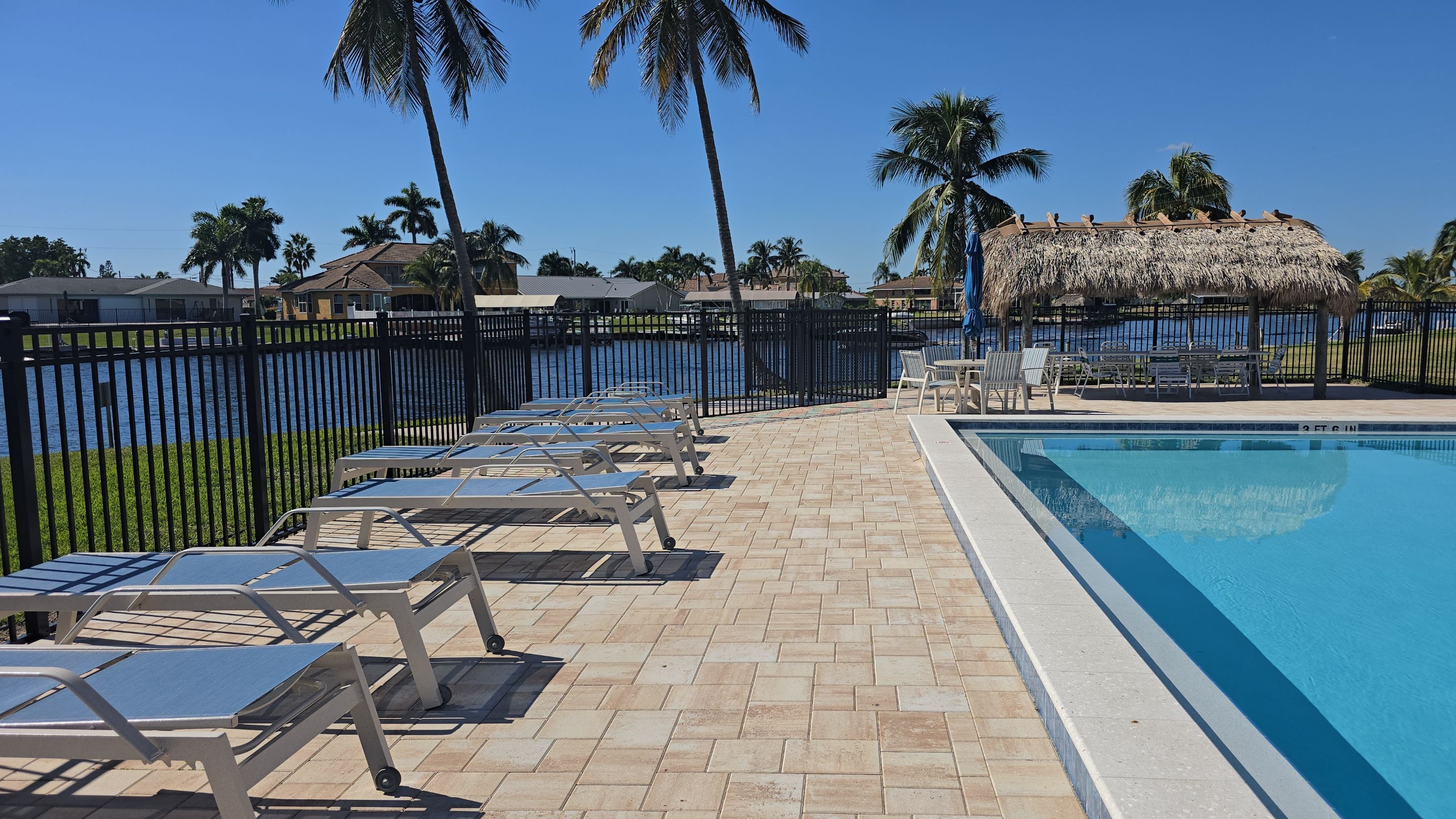 Community Pool Fence in Cape Coral by True Fence LLC