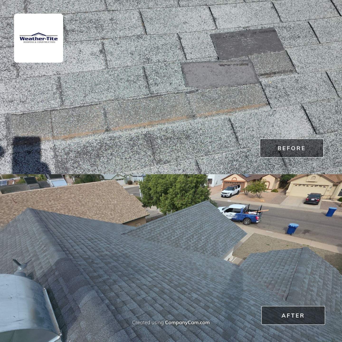 Residential Roof Install using GAF by Weather-Tite Roofing