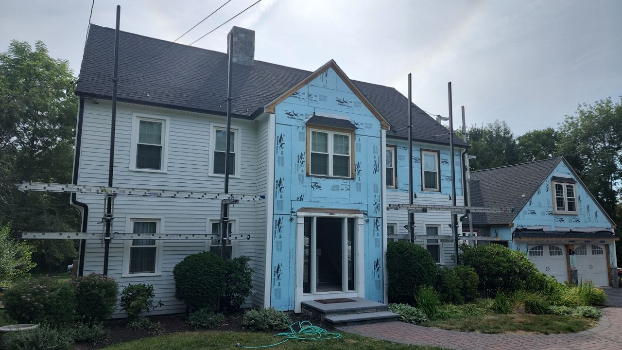 Siding Installation using James Hardie by UBrothers Construction