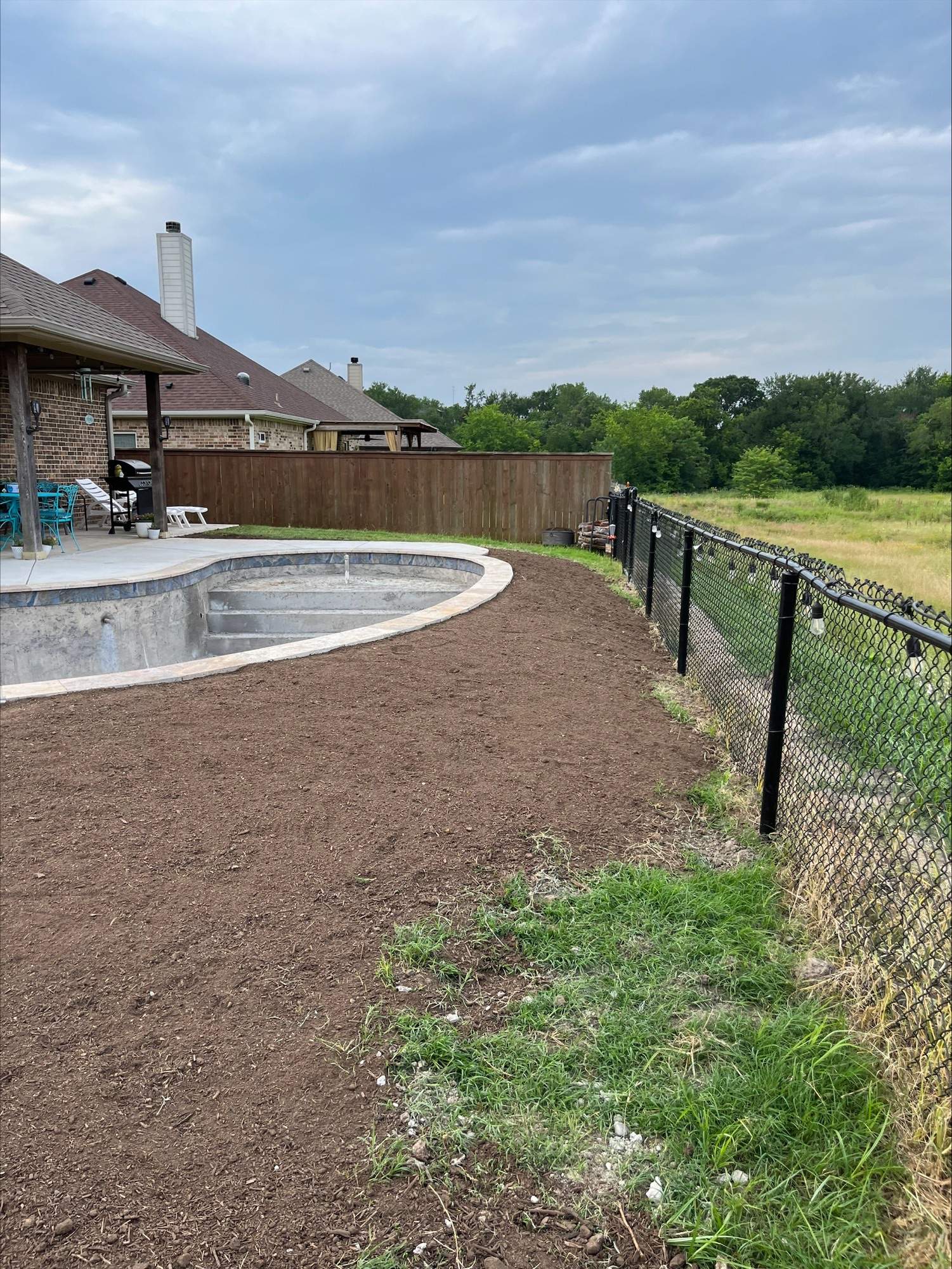 Freeform Pool with Tanning Ledge by Pinnacle Pools and Spas - DFW
