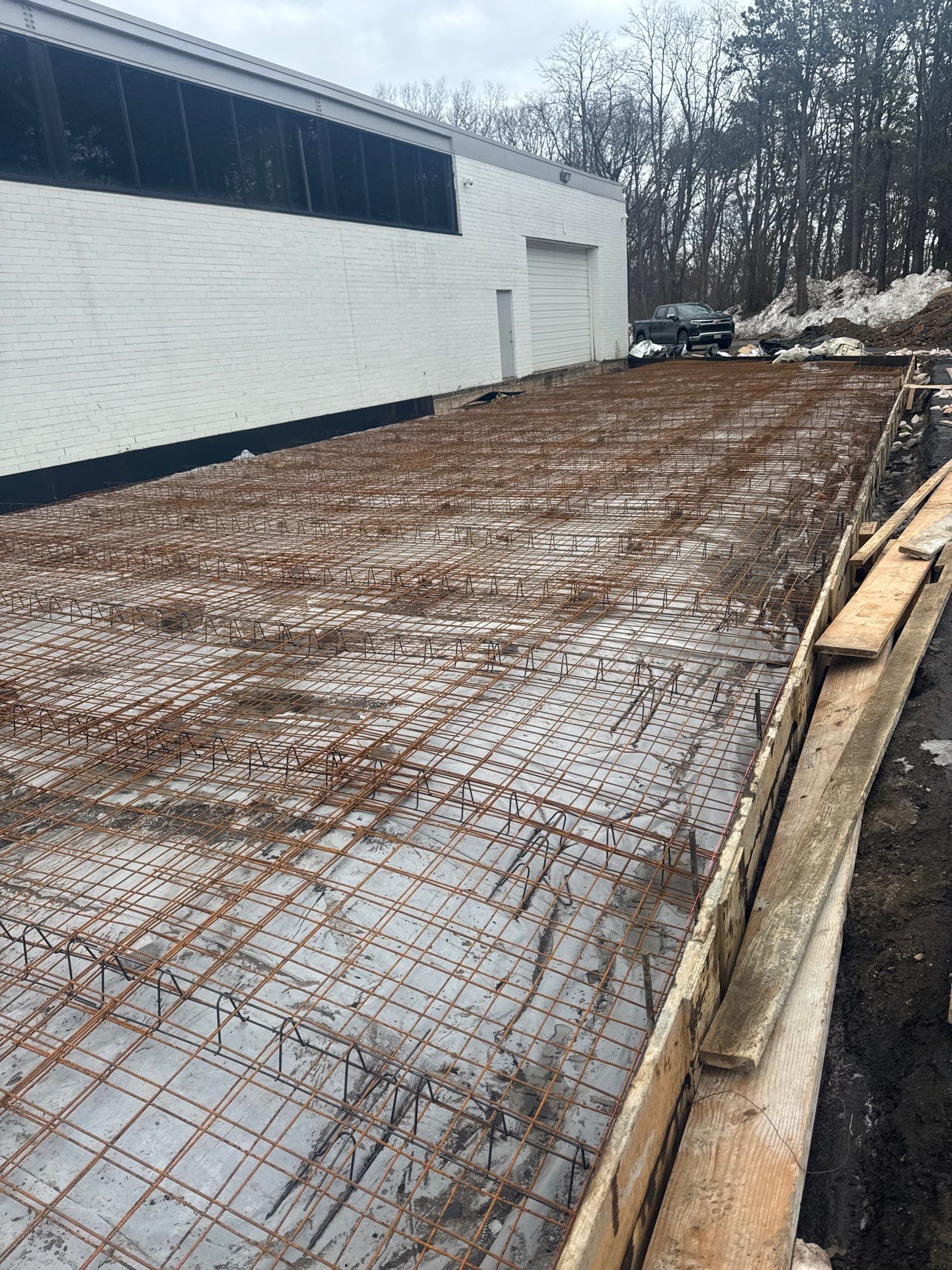 Project in Hauppauge by Concrete Works Corp