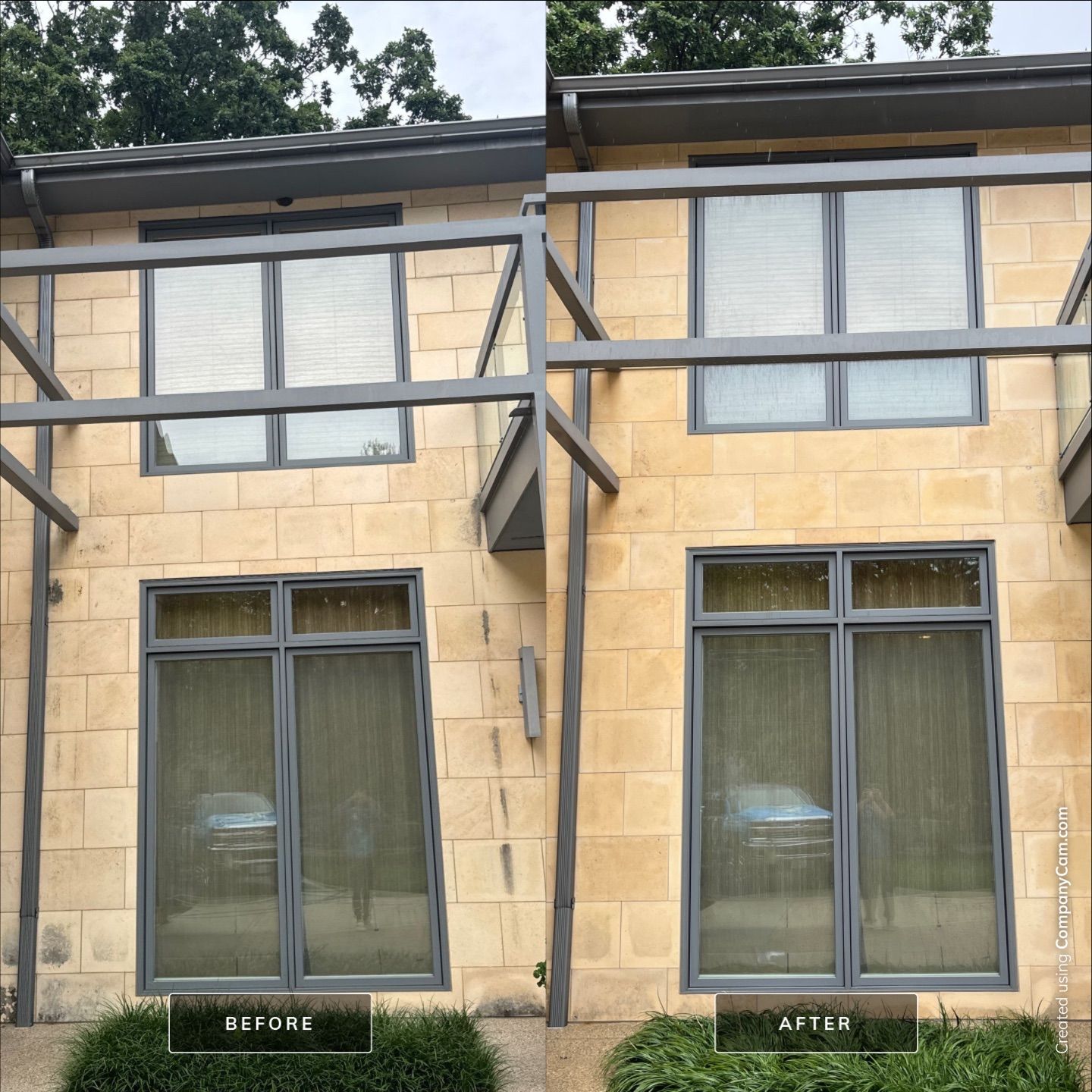 Project in Winnetka by Simmons Power & Soft Washing