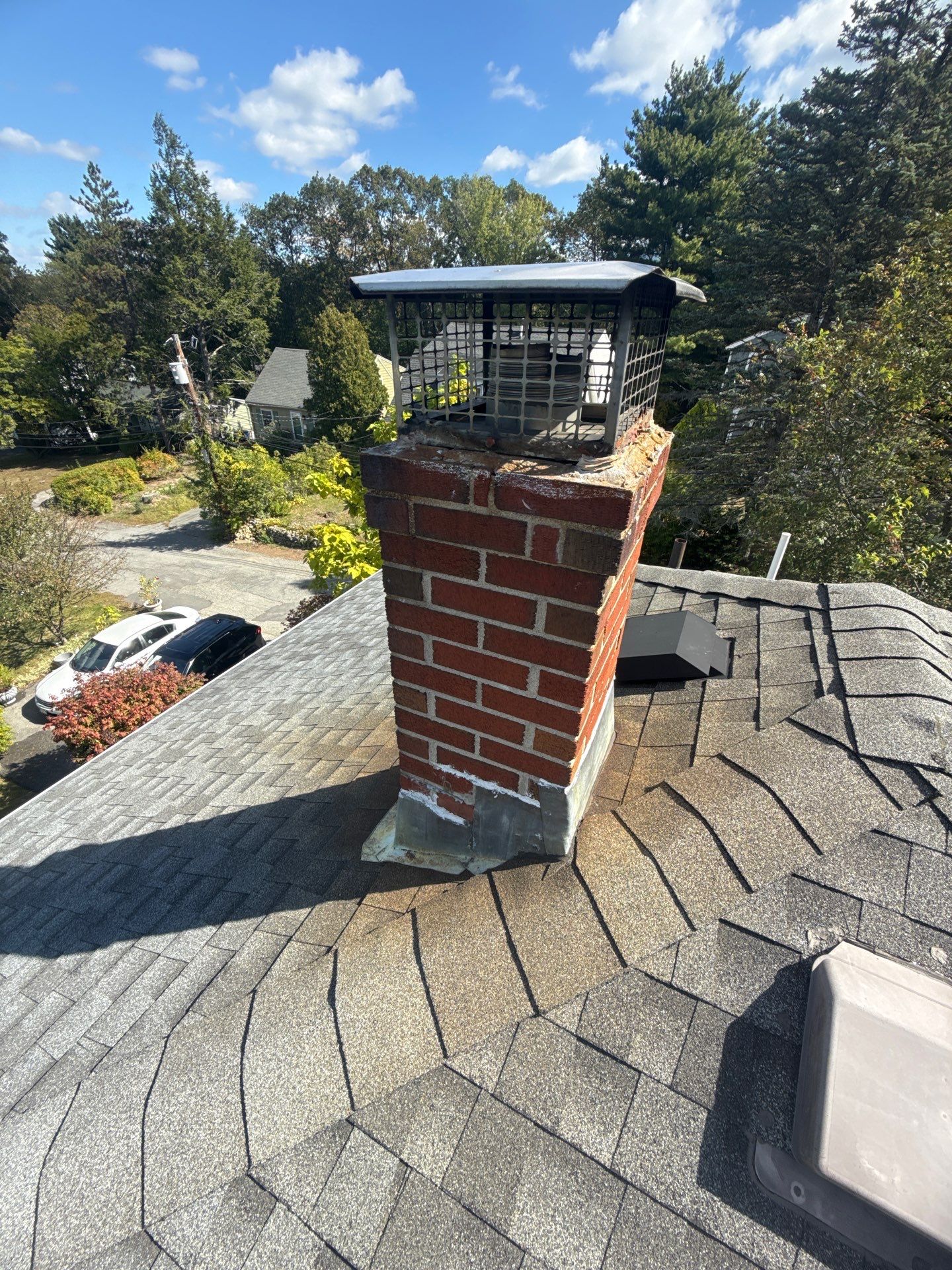 Chimney Area Roof Repair – Lexington, MA by Mighty Dog Roofing of Greater Middlesex County