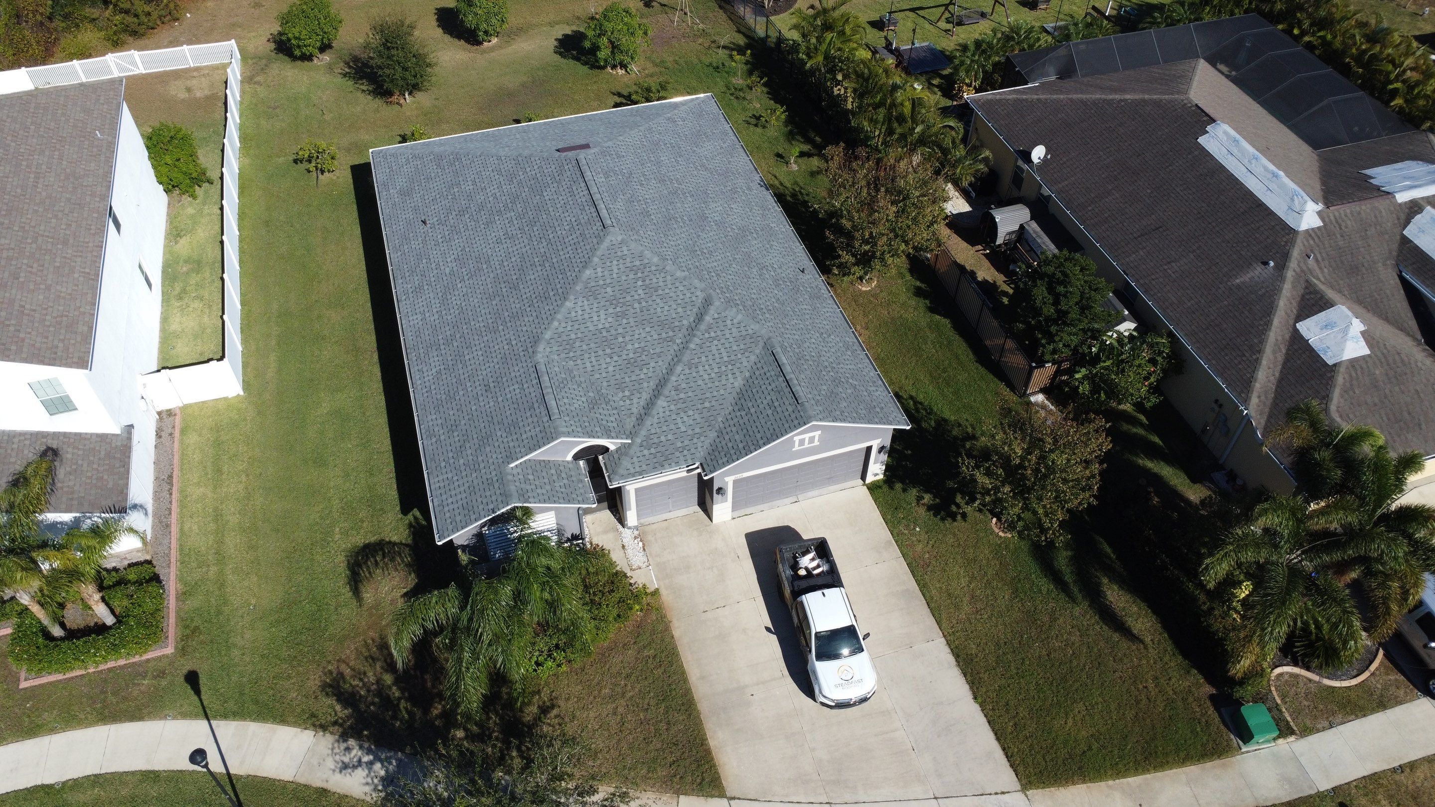 Roof Replacement in Ruskin FL. by Steadfast Roofing 
