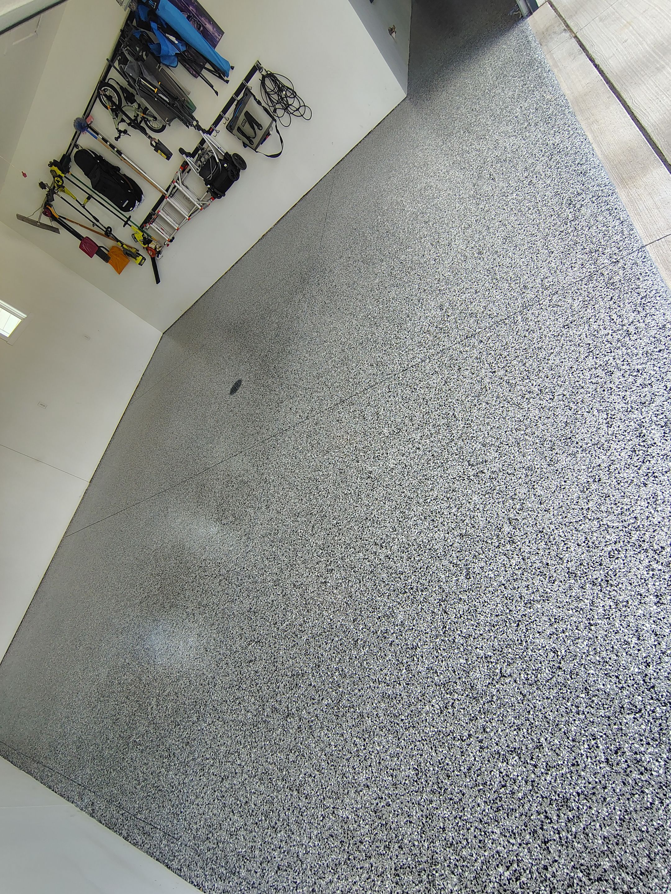 Dell Rapids Multi-Car Garage Concrete Floor Coating and Repair by Select Painting, Coatings & Garage Cabinets