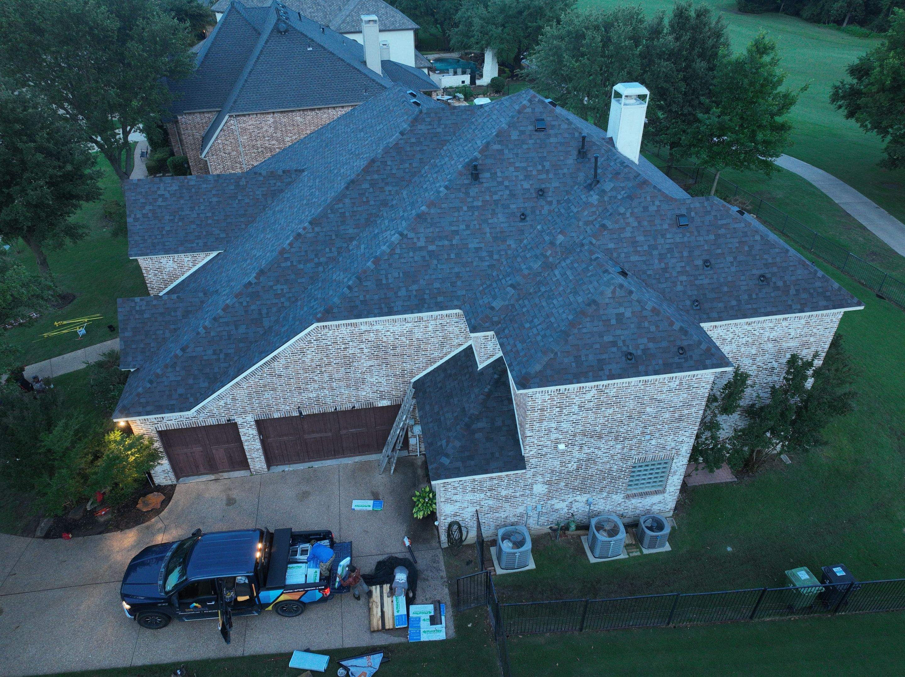 Residential Roofing Installation using Malarkey Vista Black Oak by OneSource Roofing and Restoration