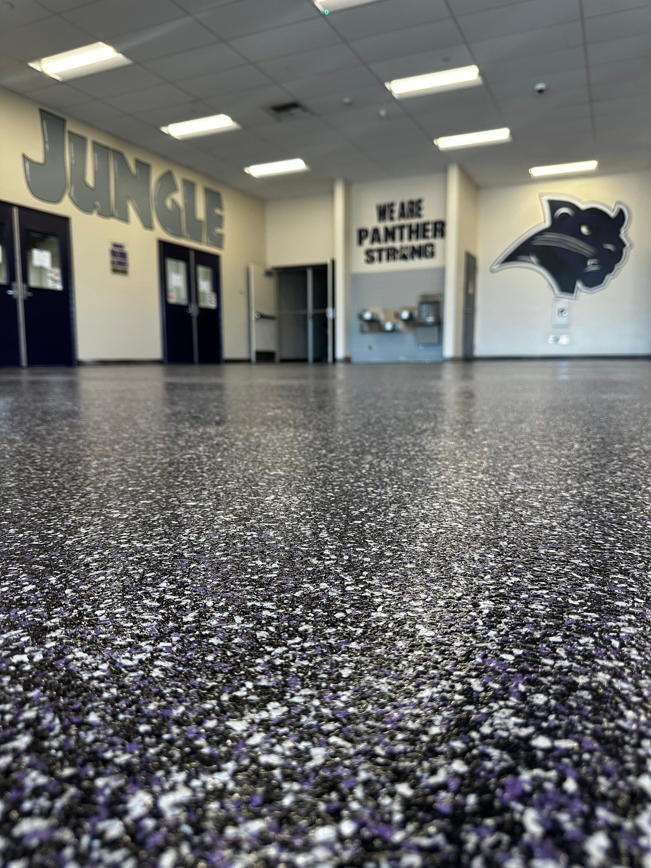 Custom Concrete Coating at Pacheco High School by Lancaster Painting