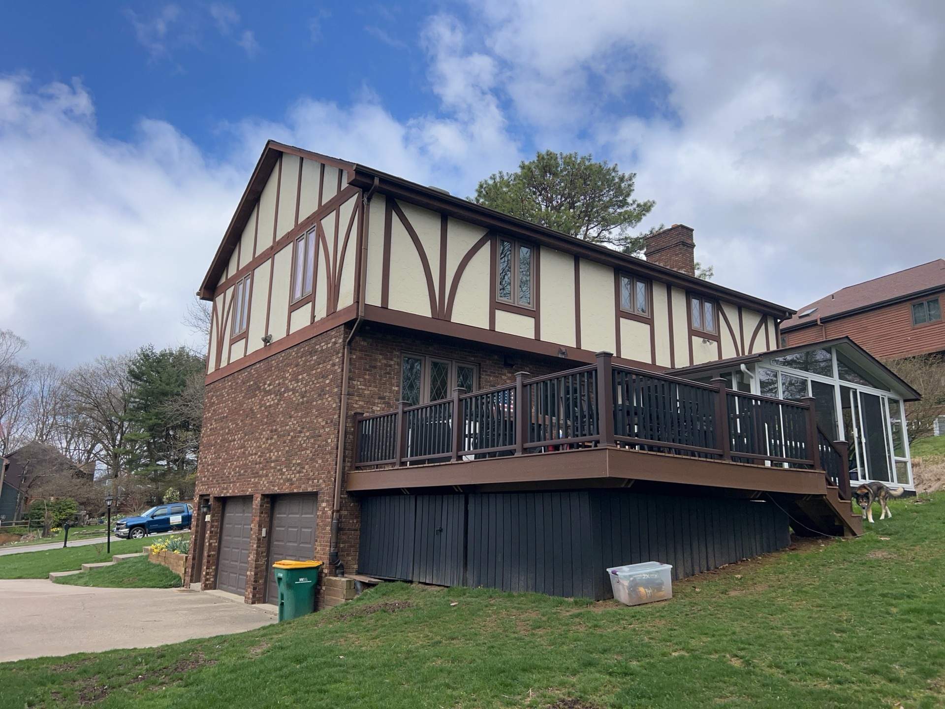 James Hardie Tudor Home Renovation by Ideal Siding Pittsburgh