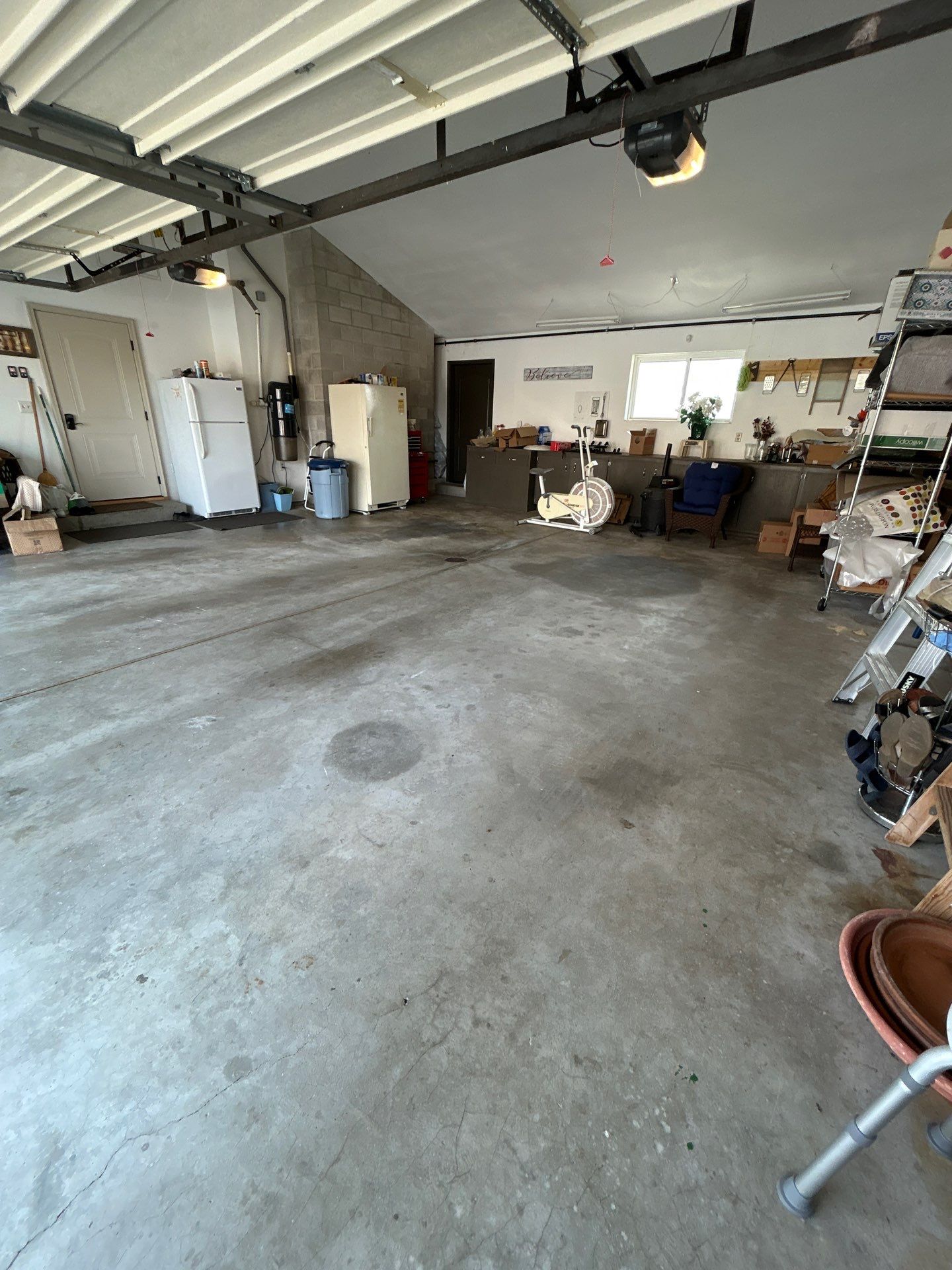 Garage and Entryway Concrete Coating Transformation in Clarkston Washington by Croc Coatings, LLC