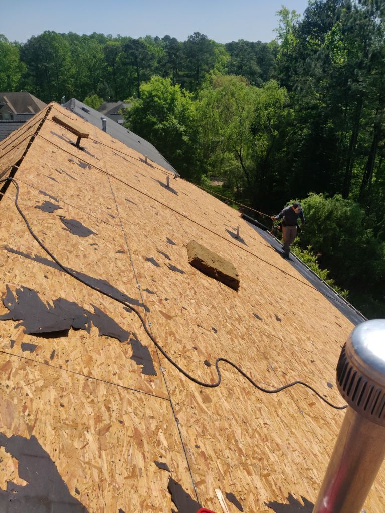 Residential Roofing Installation using Roof Installation by American Roofing NC