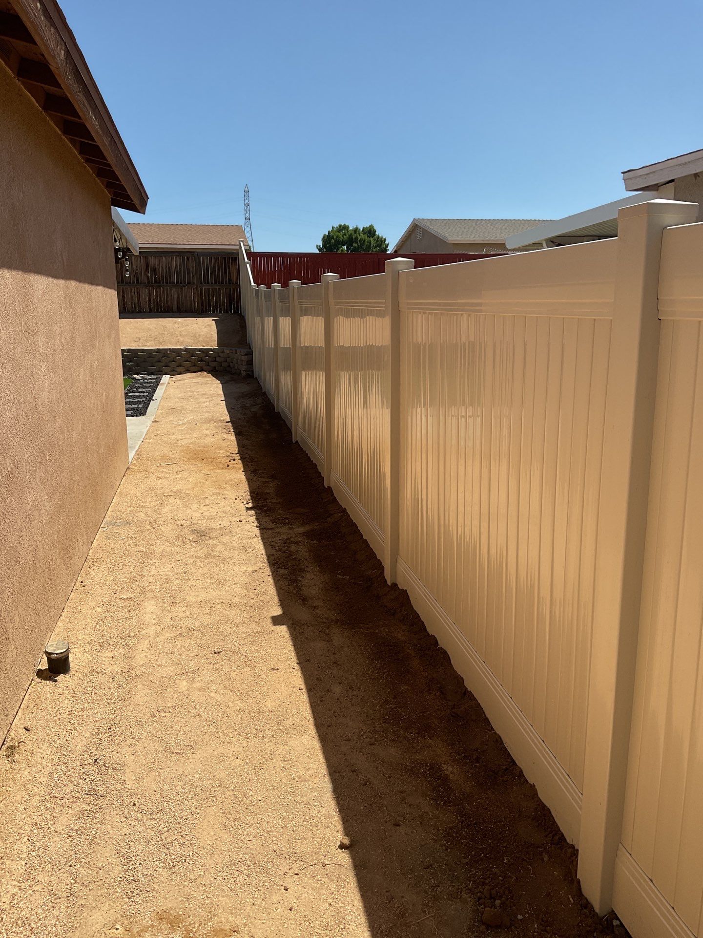 Fence Installation using Vinyl by Fence Guys Inc. 
