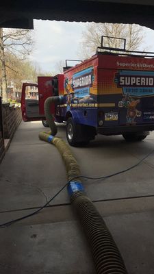 Air Duct Cleaning With a Vacuum Truck in Monroeville, PA