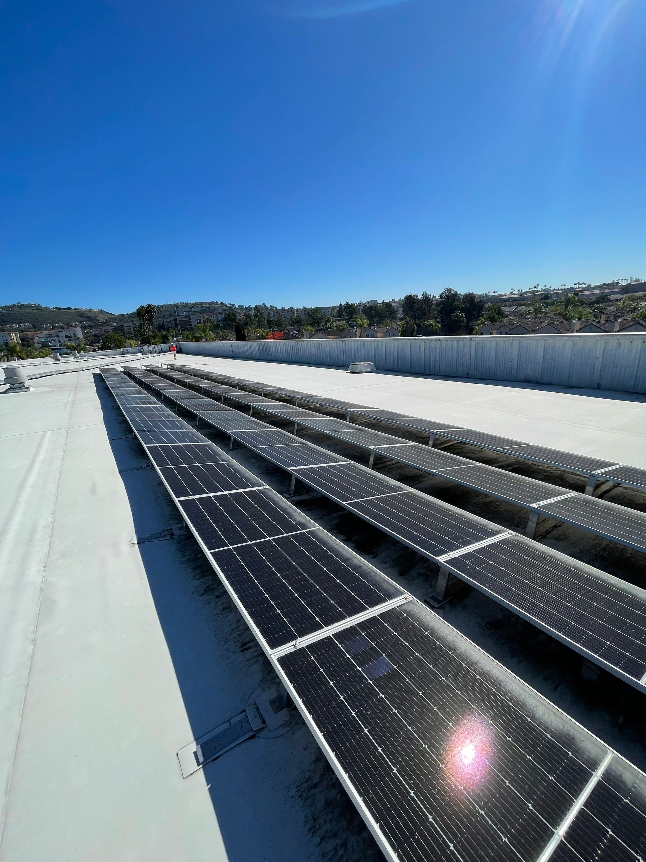 Commercial Solar Panel Cleaning by Palm Coast Solar Cleaning