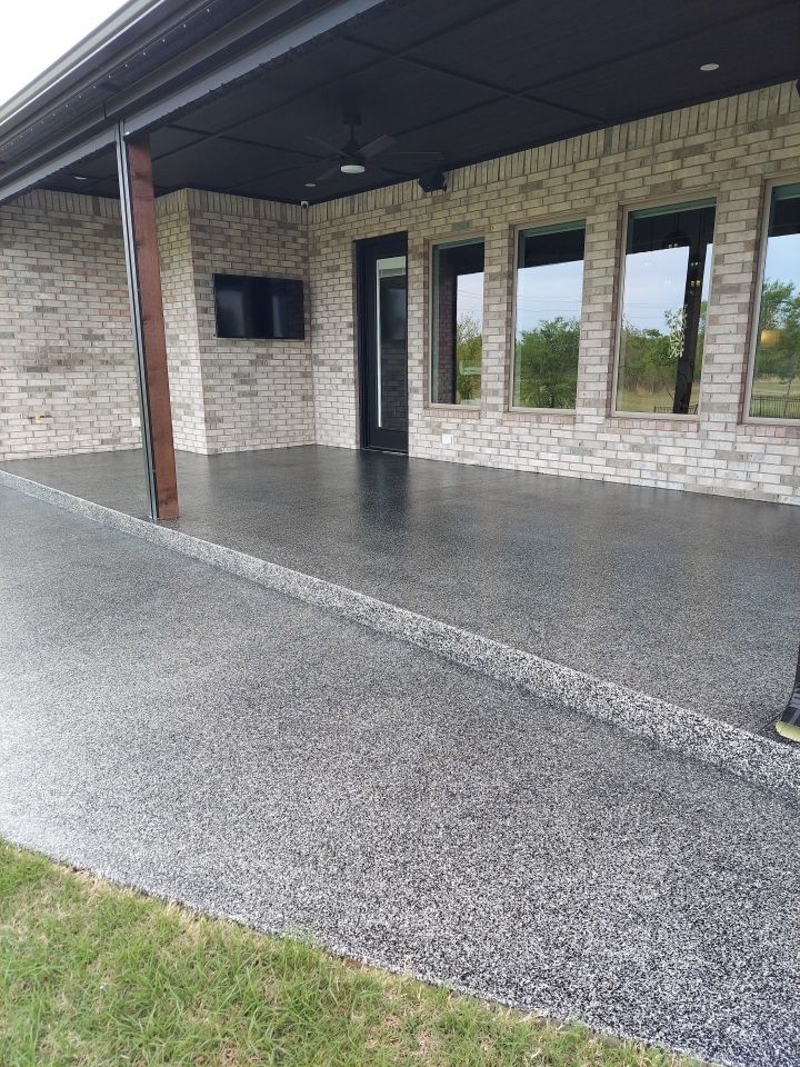Patio & Garage Coating with Black Mamba by Copperhead Coatings