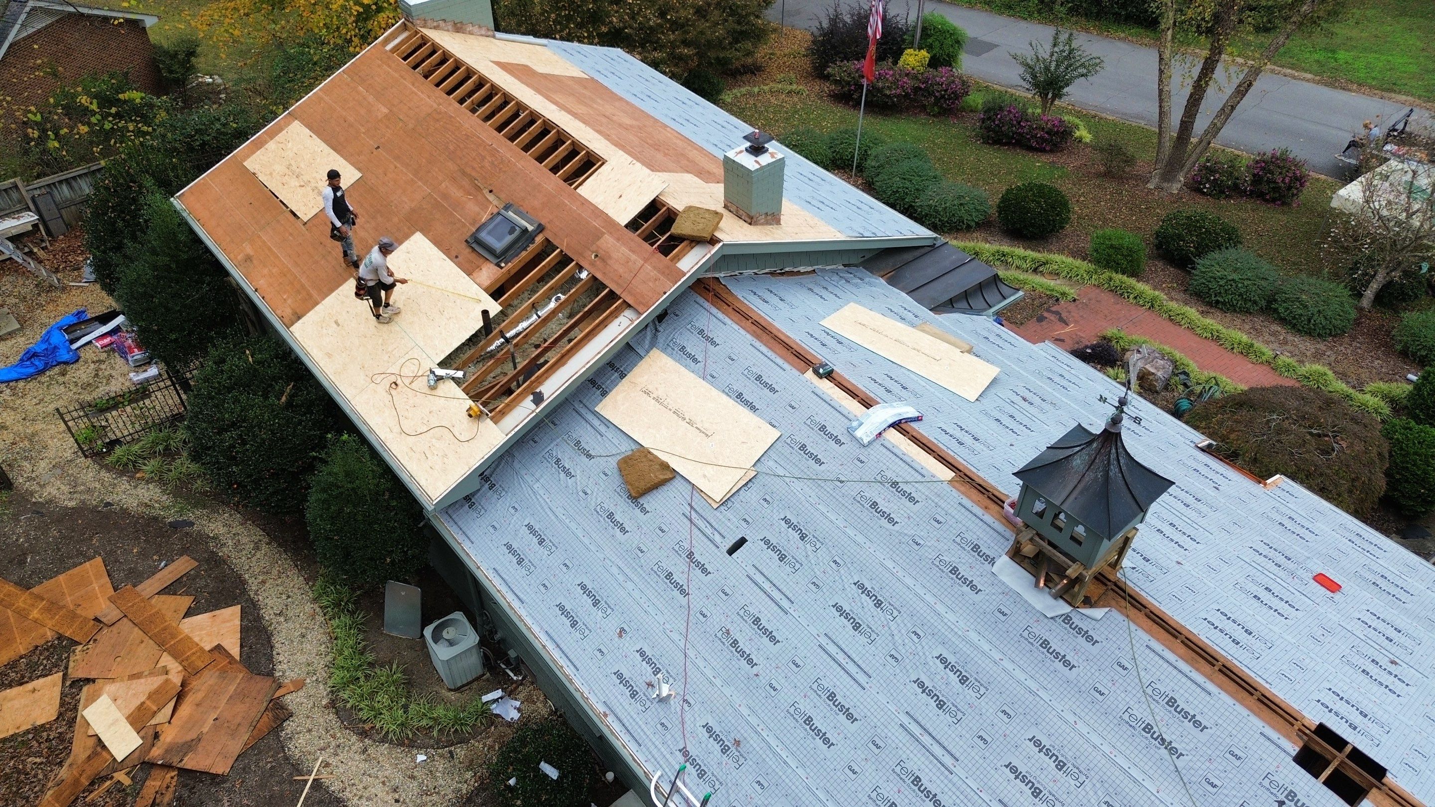 Roof Replacement in Raleigh by Skybird Roofing