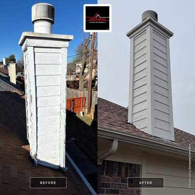Chimney and Roof Replacement in Euless