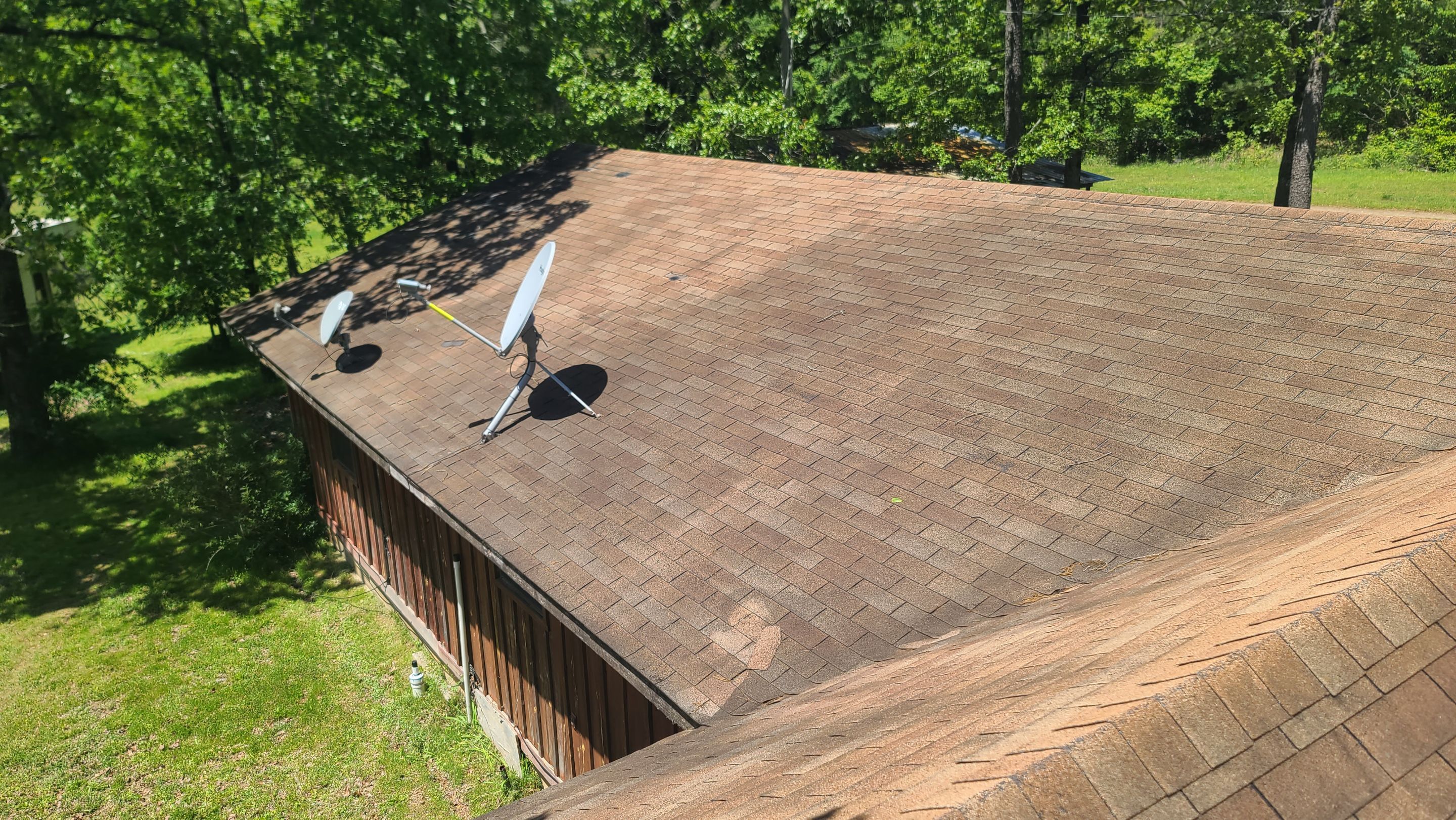 Storm Restoration Reroof: 25 Year 3-Tab Shingle by Hostetler Roofing