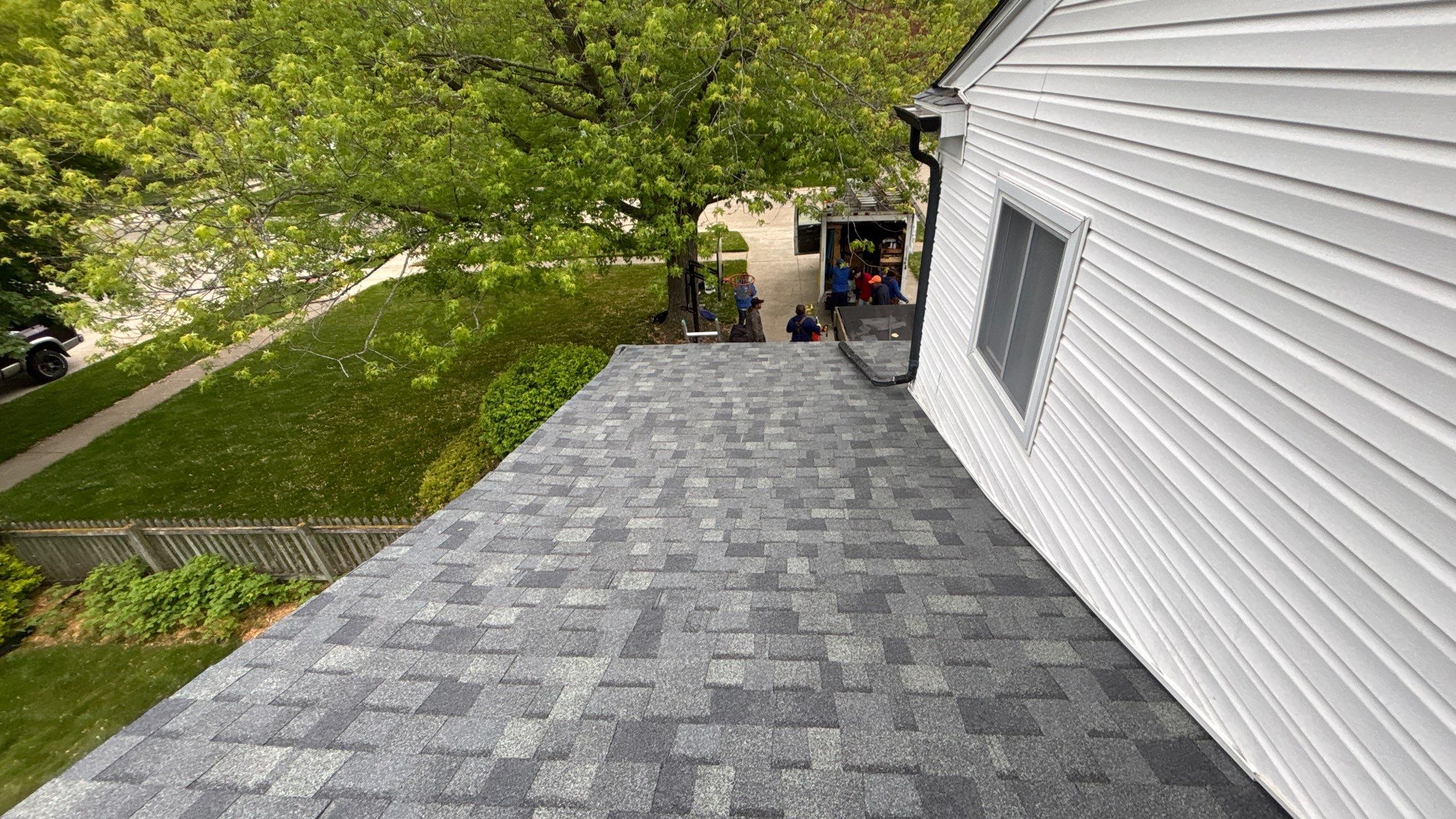 Roof Replacement using Owens Corning Estate Gray by 180 Contractors