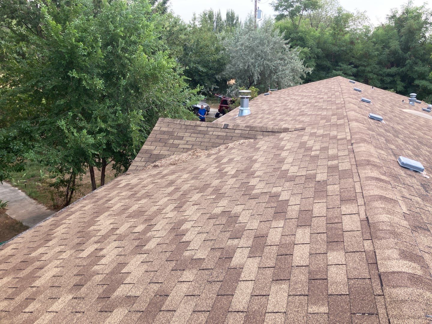 Boise ID., Residential Roofing Installation using Owens Corning Duration in Harbor Blue by ID Roofing LLC