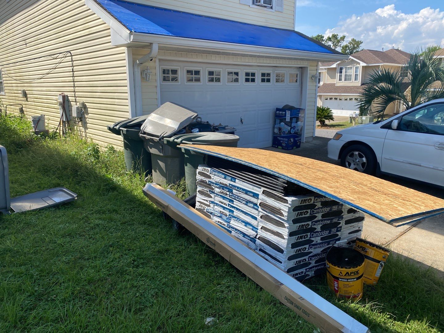 Residential Roofing Installation using IKO Shingles by Antoine Building Company