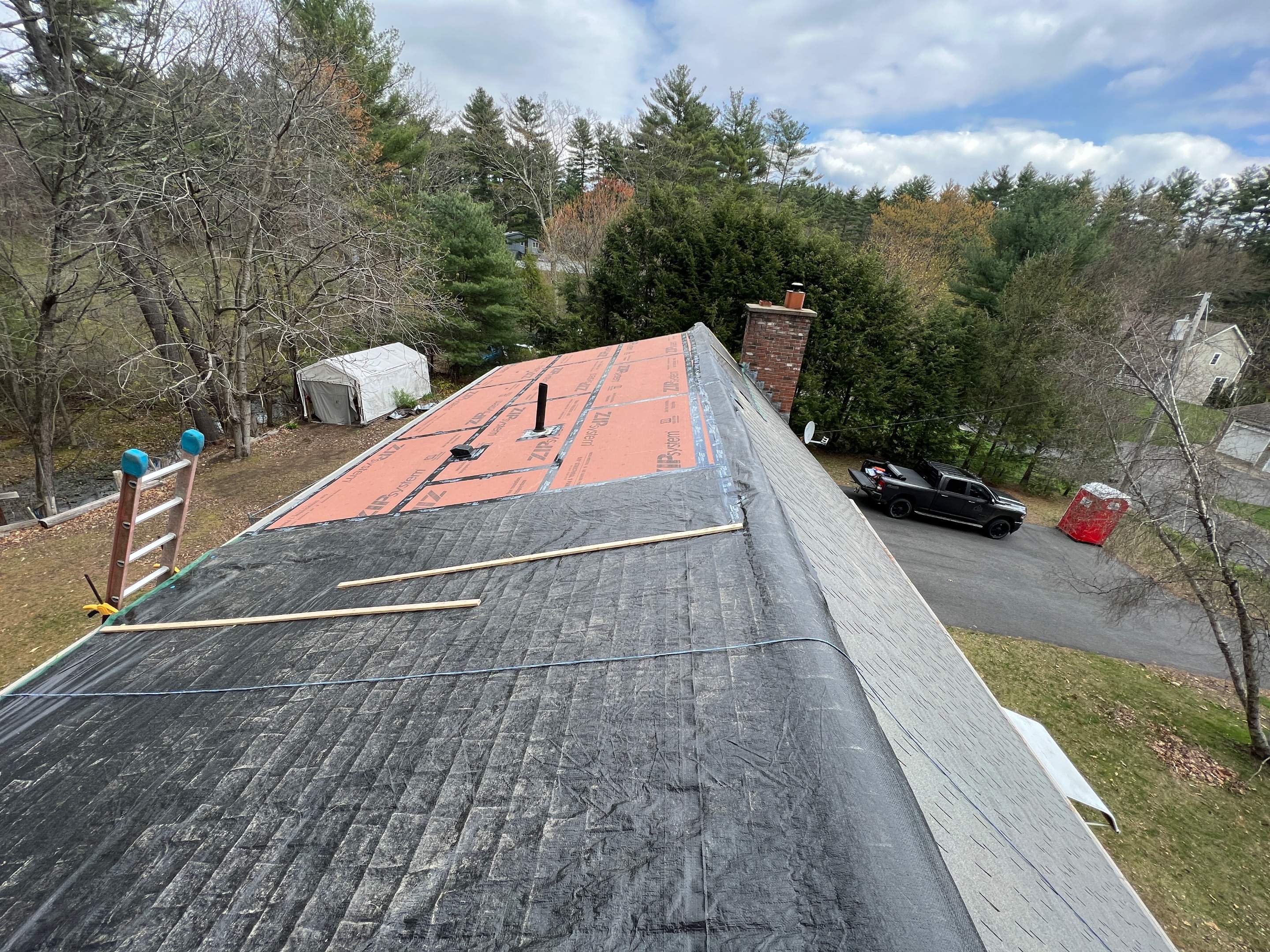 Tree Damage/Roof Repair by Chagnon Building & Remodeling LLC