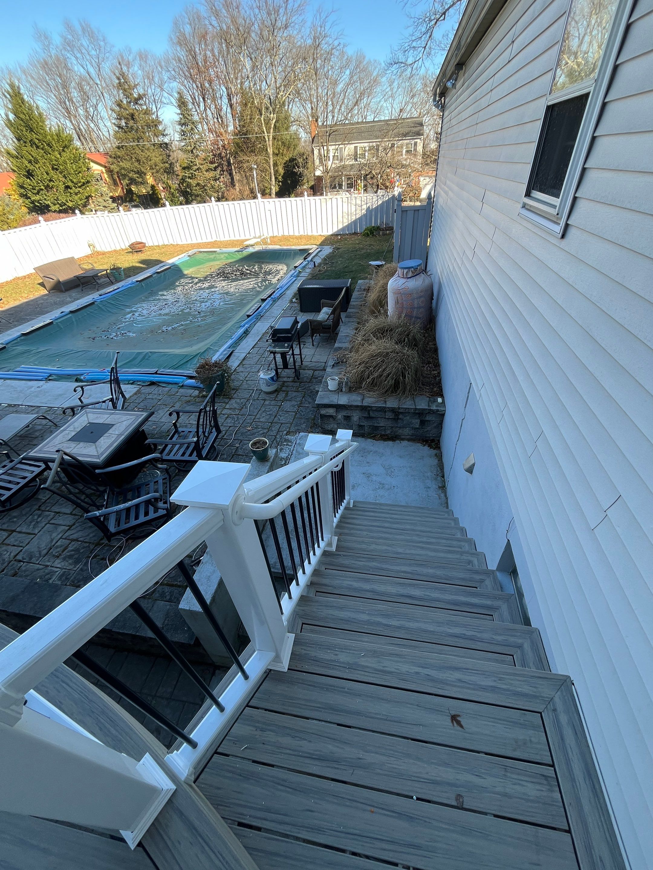 Custom deck using Deckorators by Burke Home Services