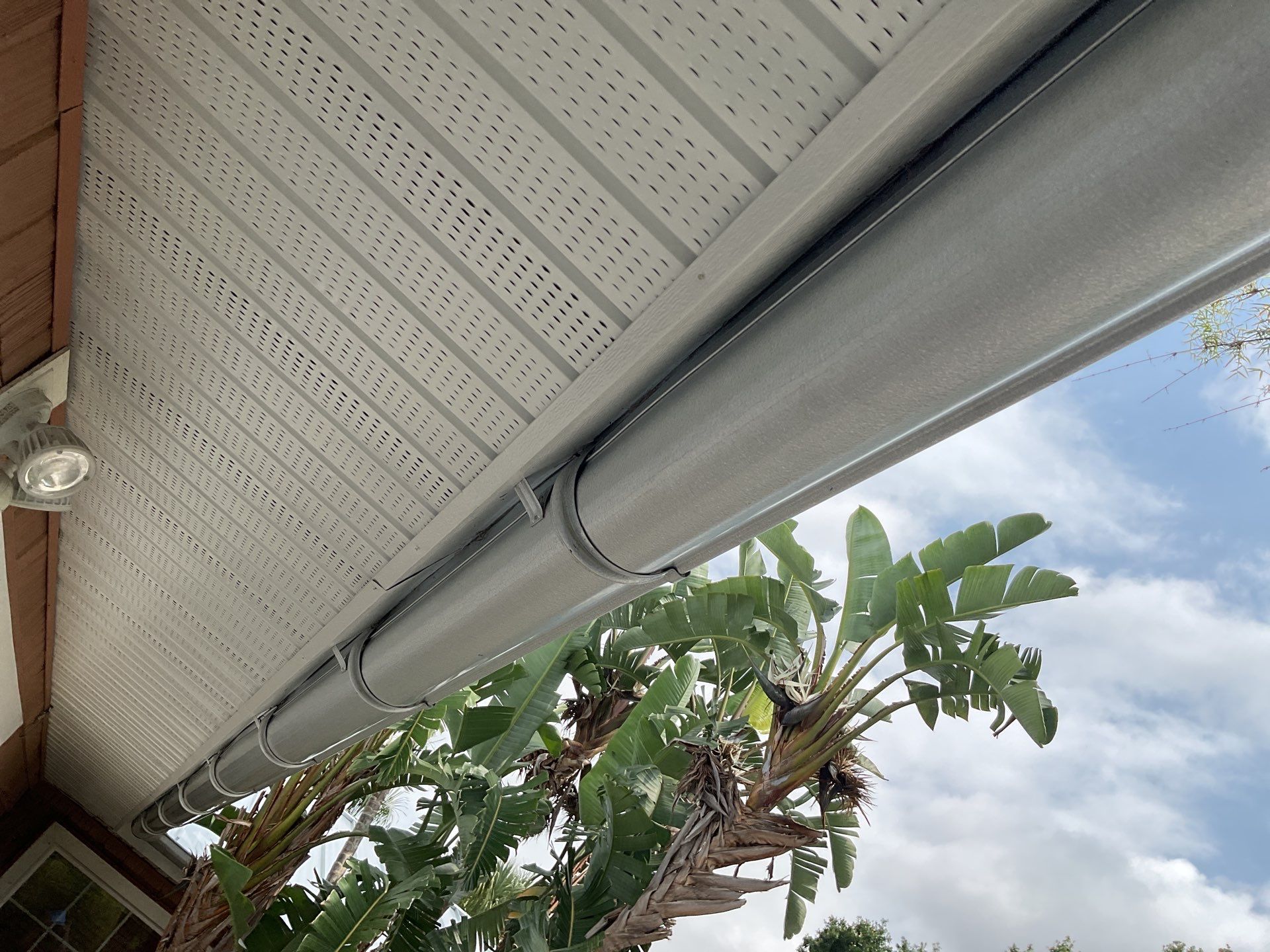 Half-Round Aluminum Gutters in North Fort Myers FL by Gutter Professors