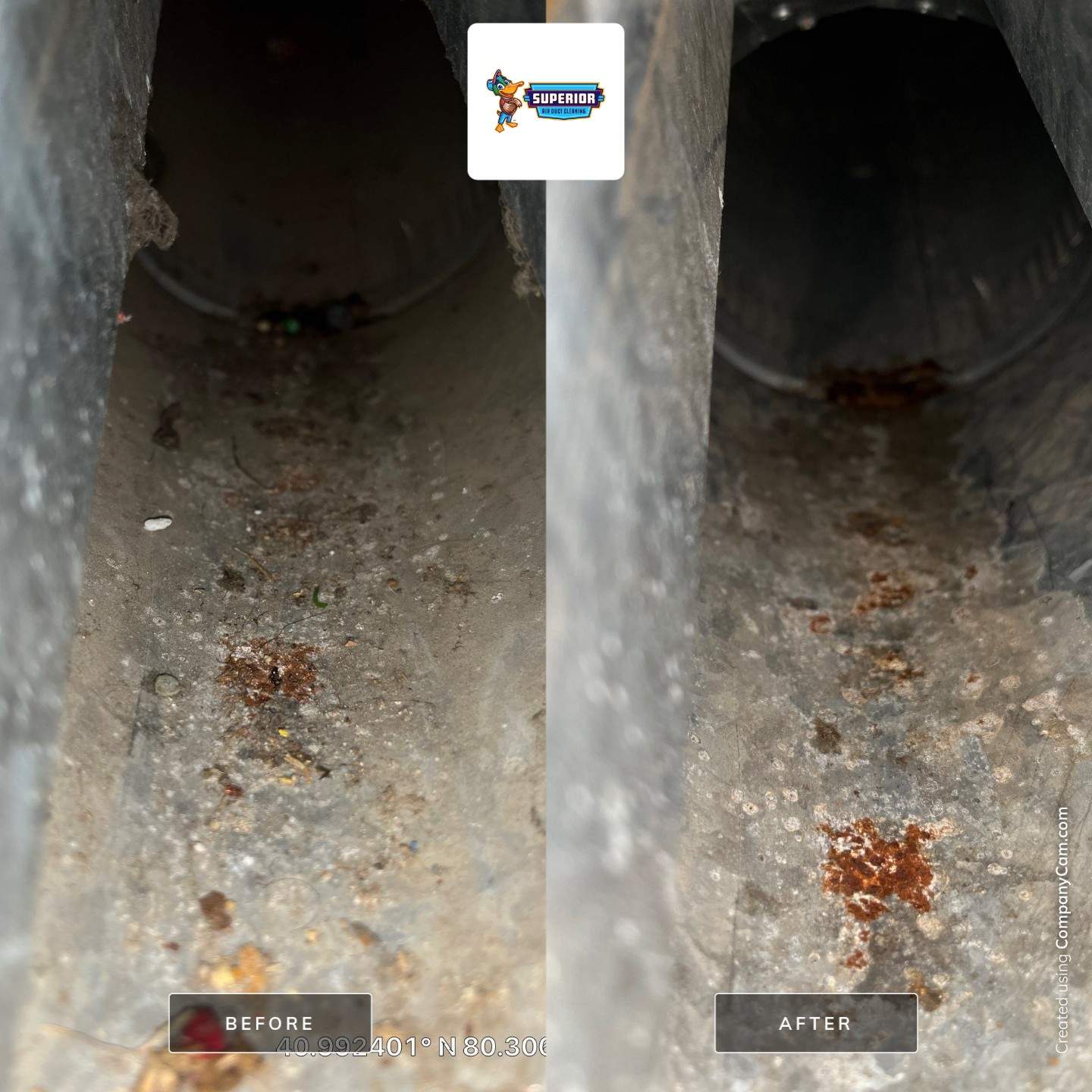 Air Duct Cleaning With a Vacuum Truck in New Castle, PA by Superior Air Duct Cleaning