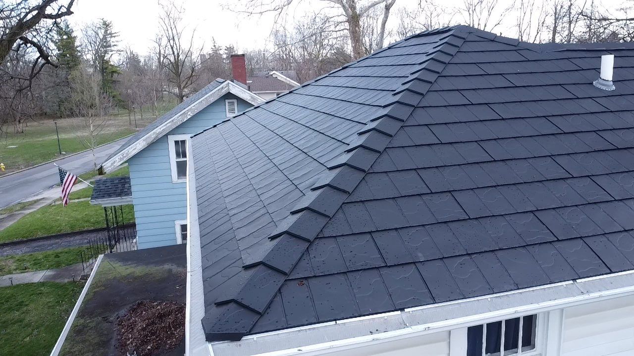 Slate Profile Metal Shingle Roof for Historic Home – Fort Wayne, IN by 4Ever Metal Roofing