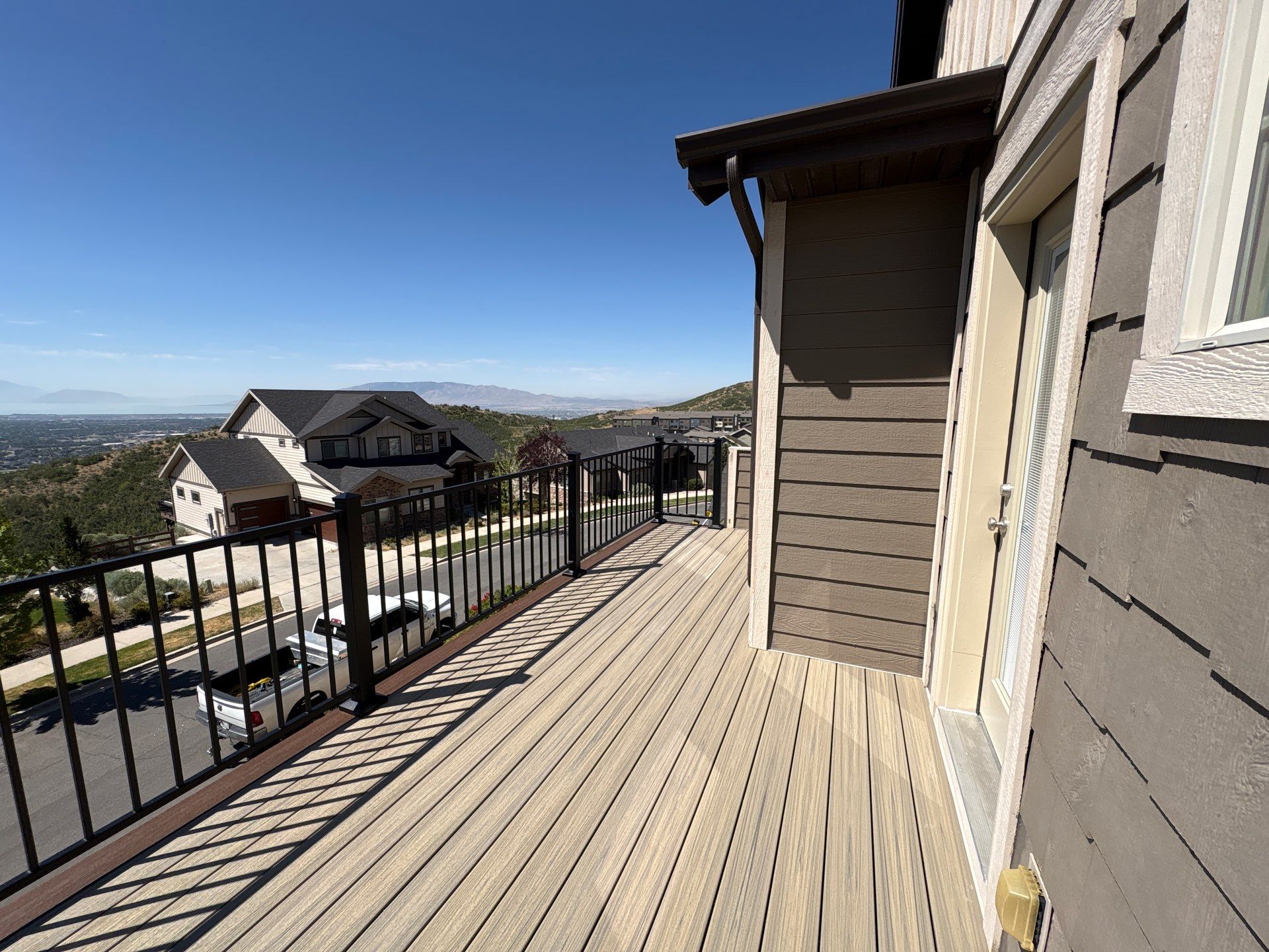 Expanded Deck with Covered Outdoor Living by SAGE Decks