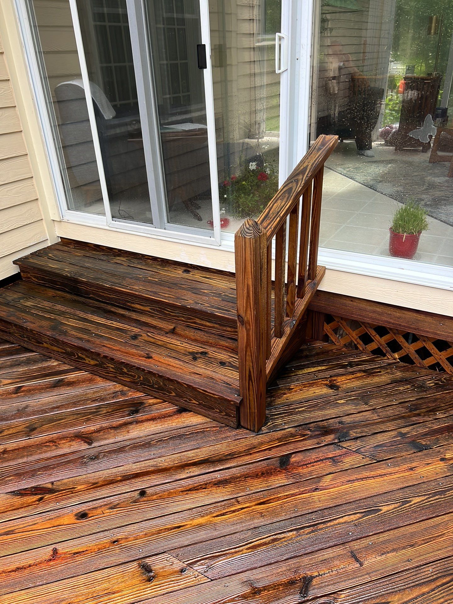 Pool Deck using Wood Sealant by DuraSeal