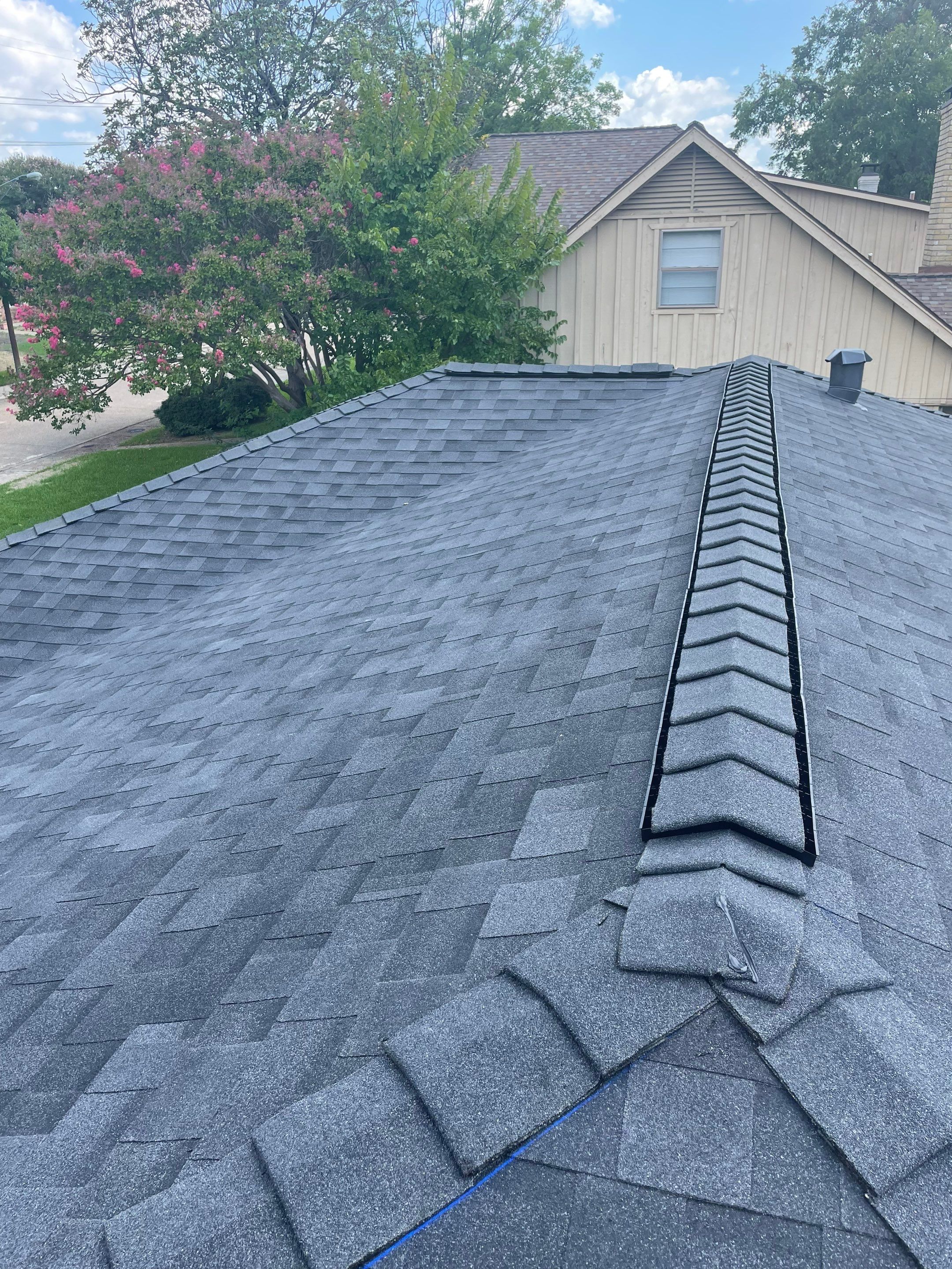 Residential Roofing Installation using IKO Cambridge Dual Black by OneSource Roofing and Restoration