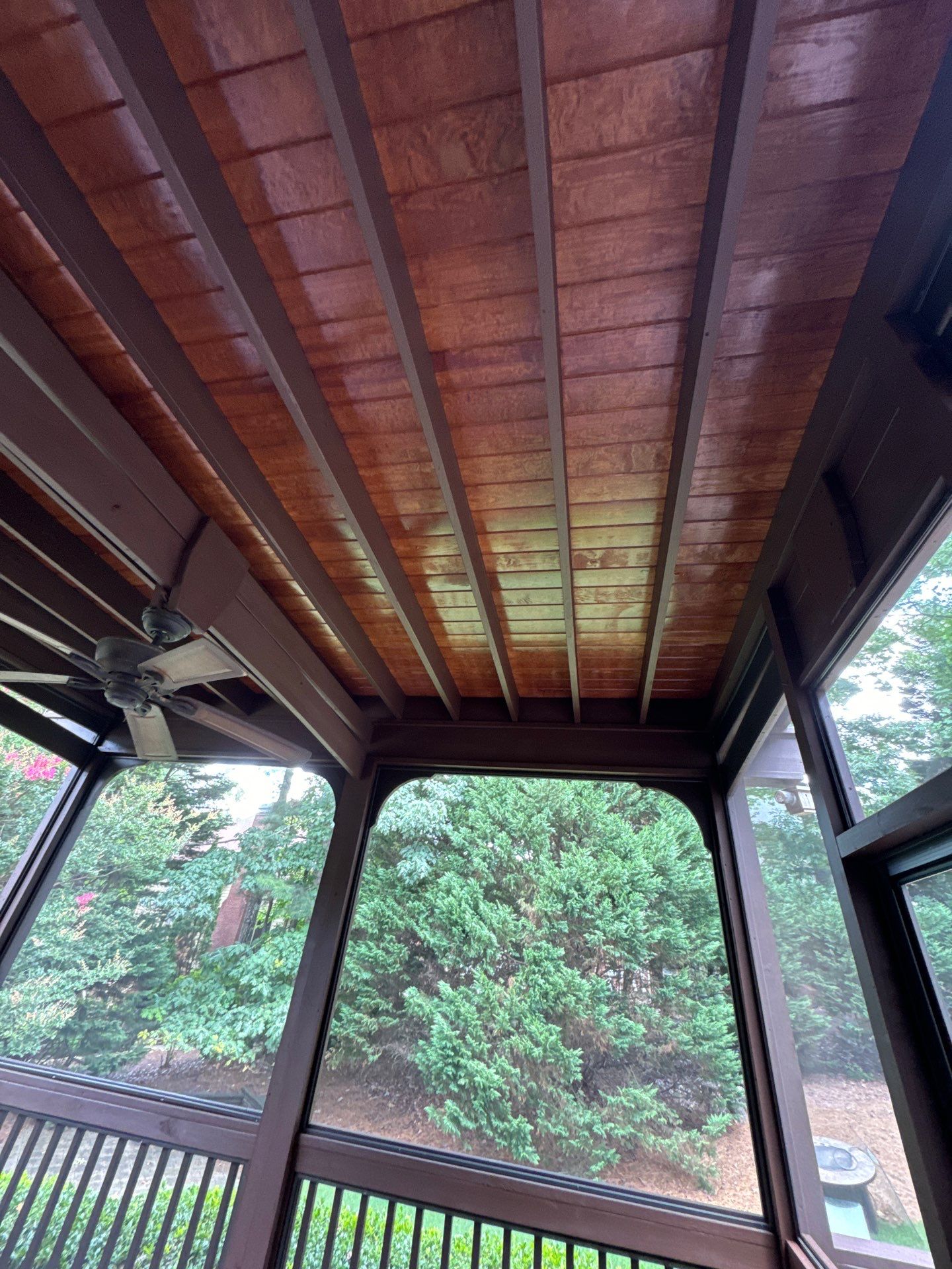 Full Interior Home Painting and Screened Porch Refinishing in Alpharetta by Swift Home Renovations
