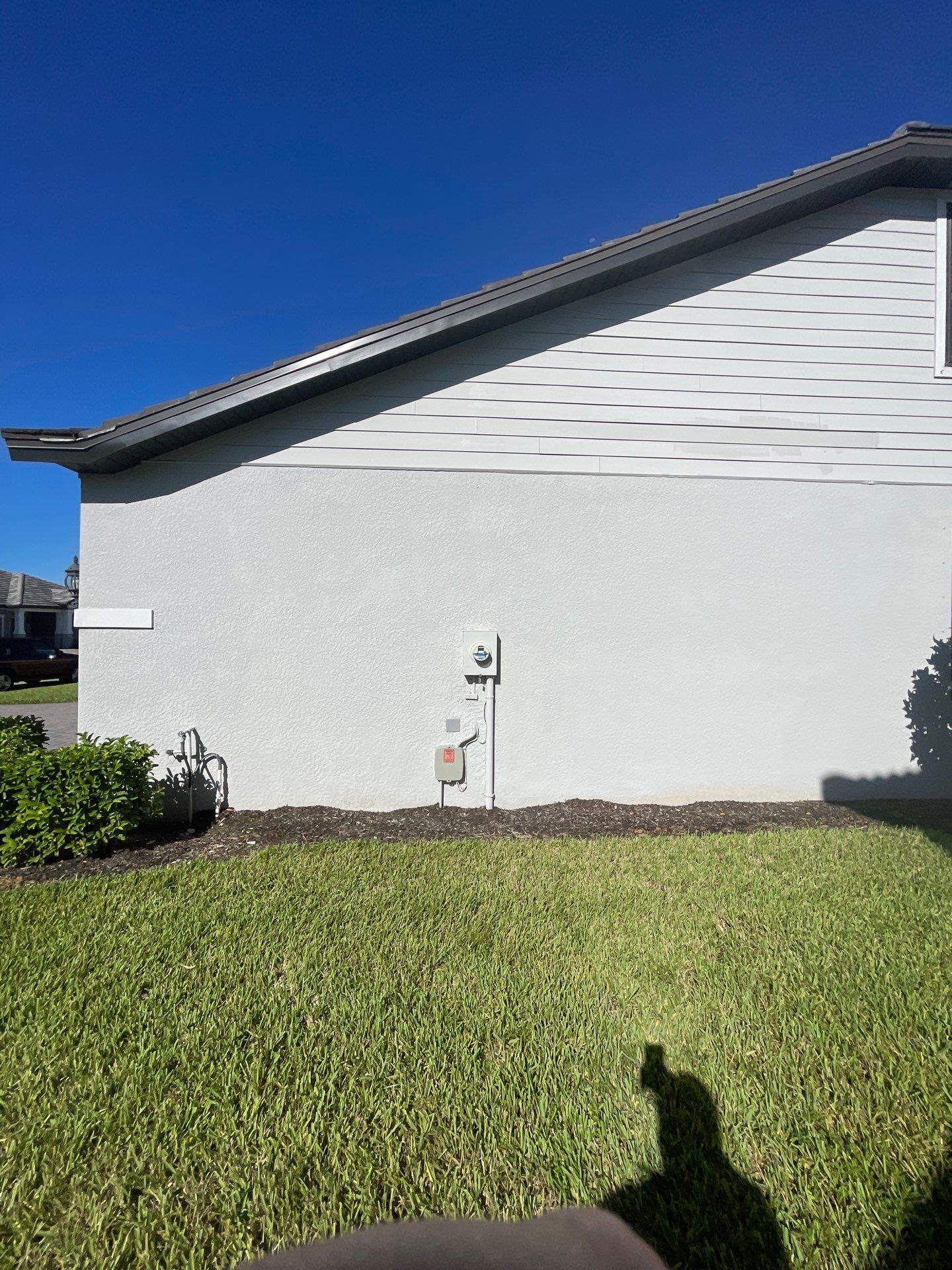 Black Seamless Gutters in Fort Myers FL by Gutter Professors