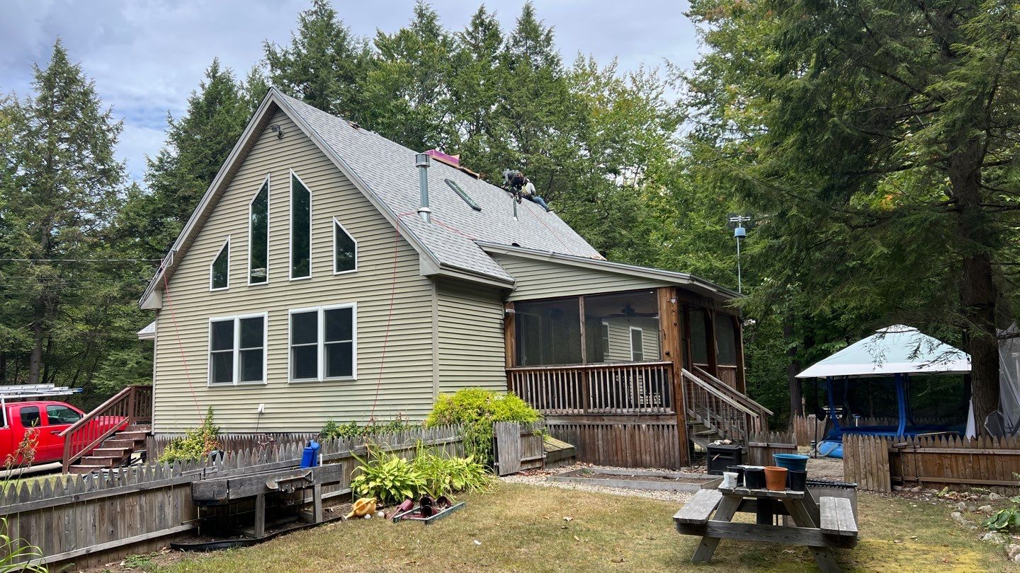 Asphalt Roofing & Skylight Installation in Acton, ME by CML Roofing and General Contracting